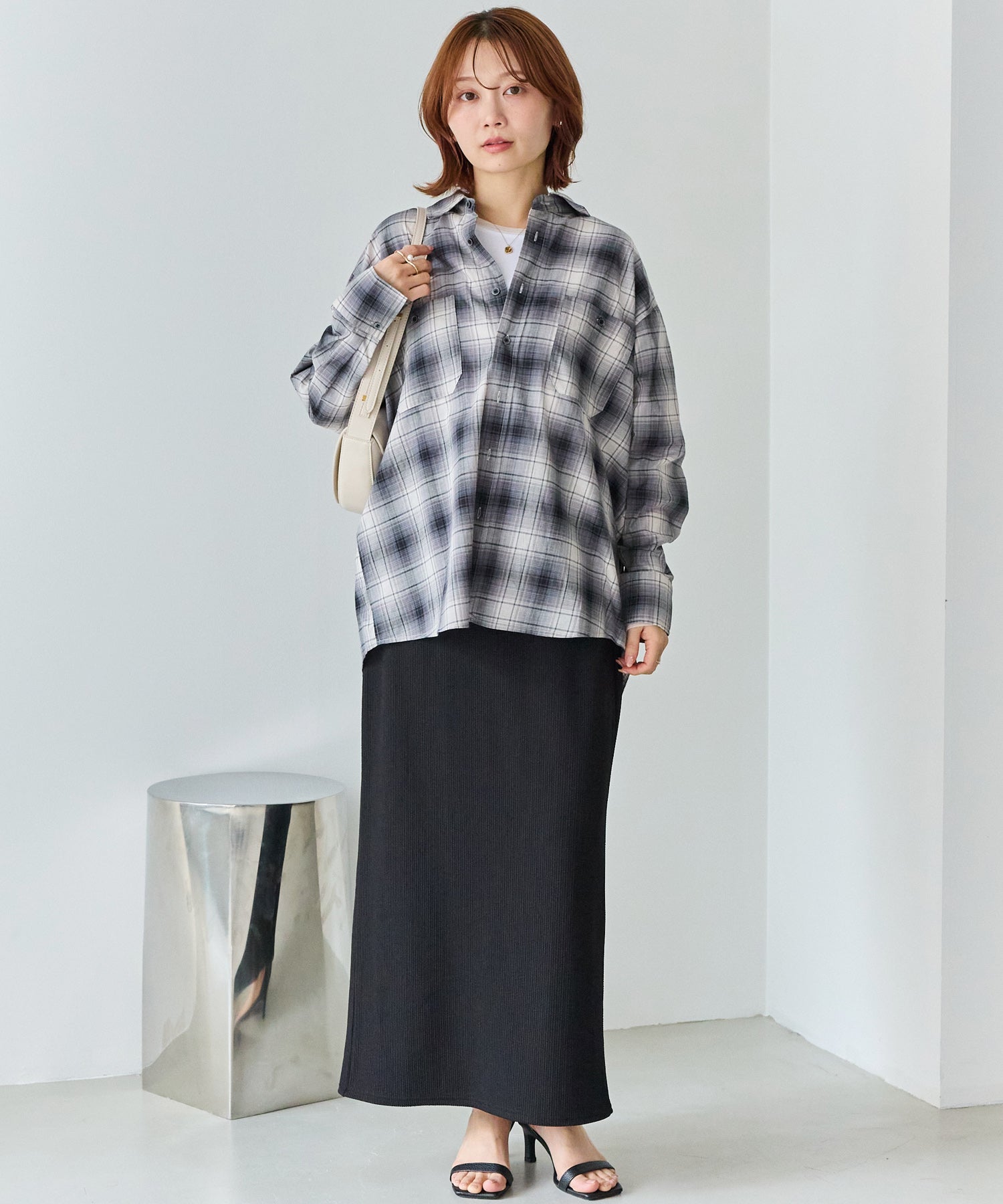 リブポンチナロースカート