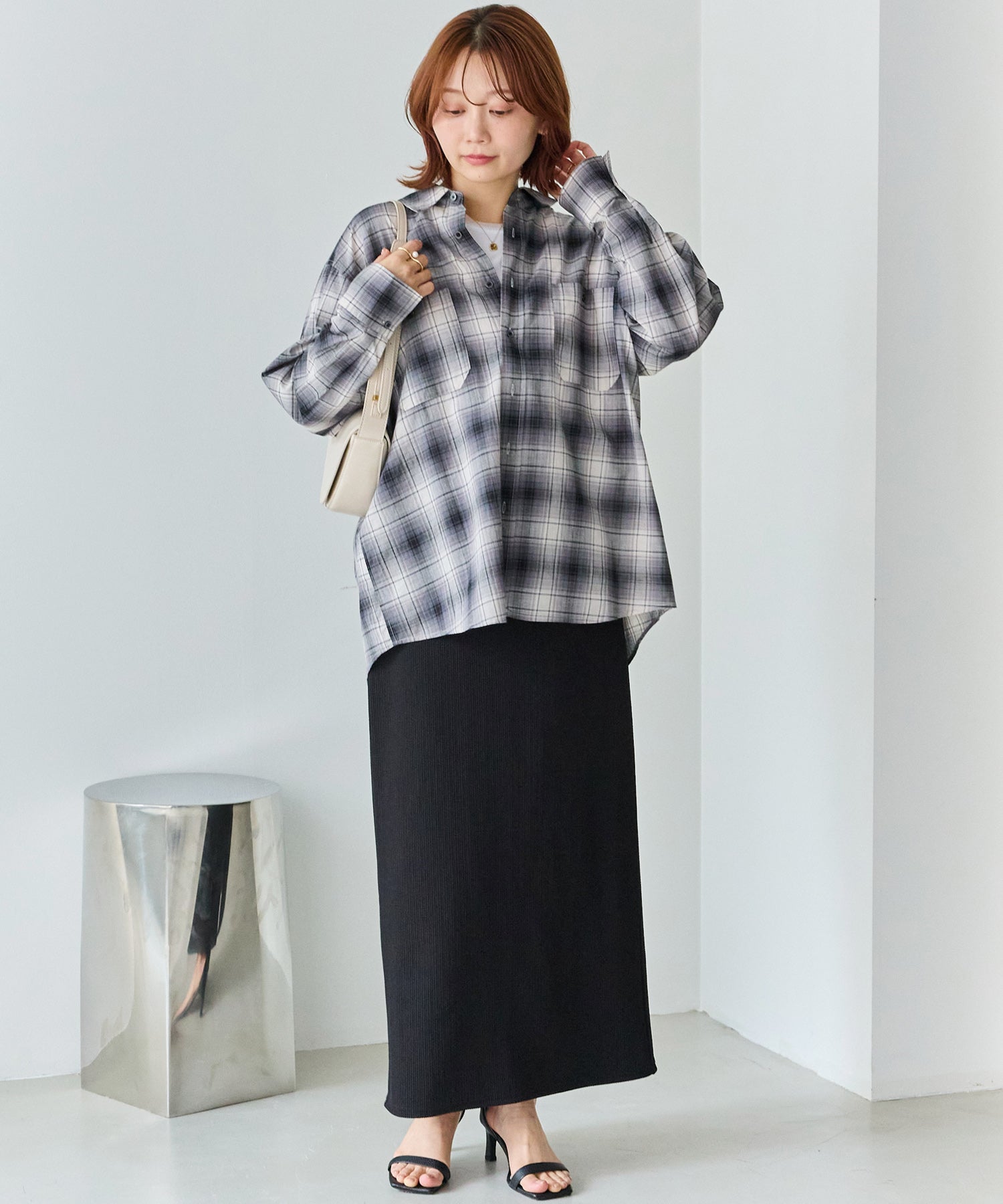 リブポンチナロースカート