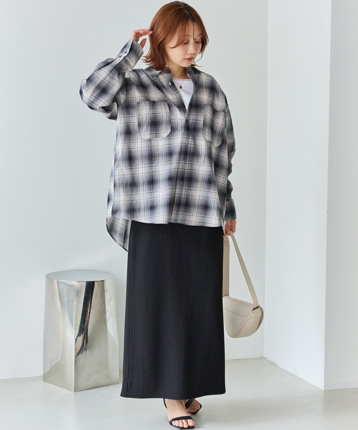 リブポンチナロースカート