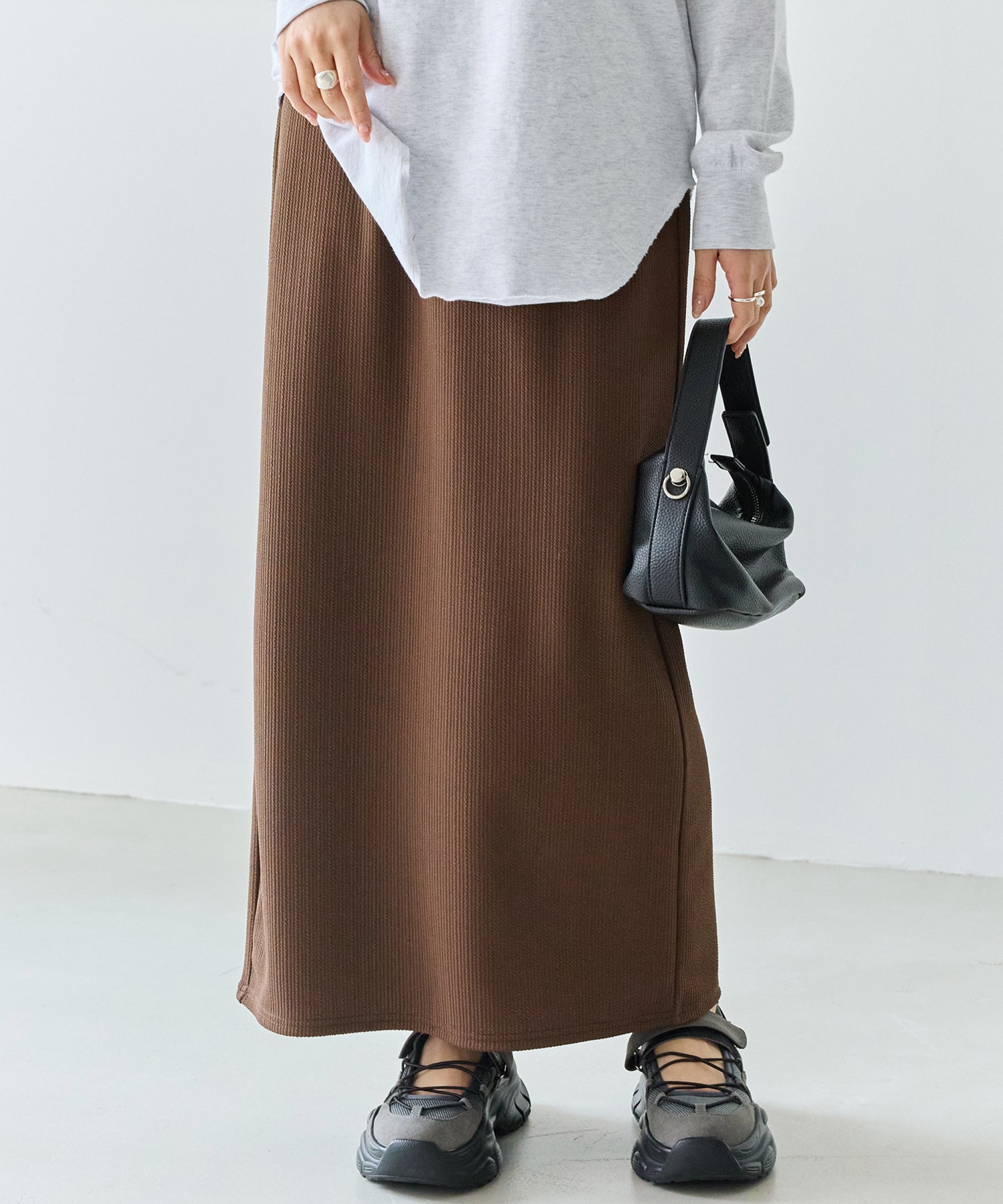 リブポンチナロースカート