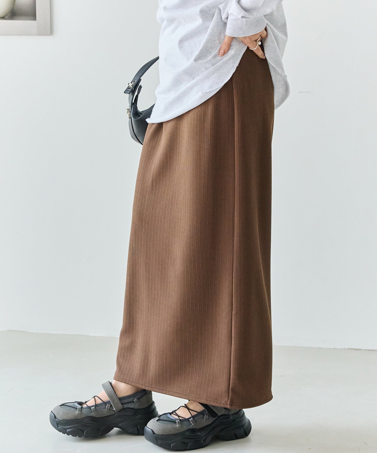 リブポンチナロースカート