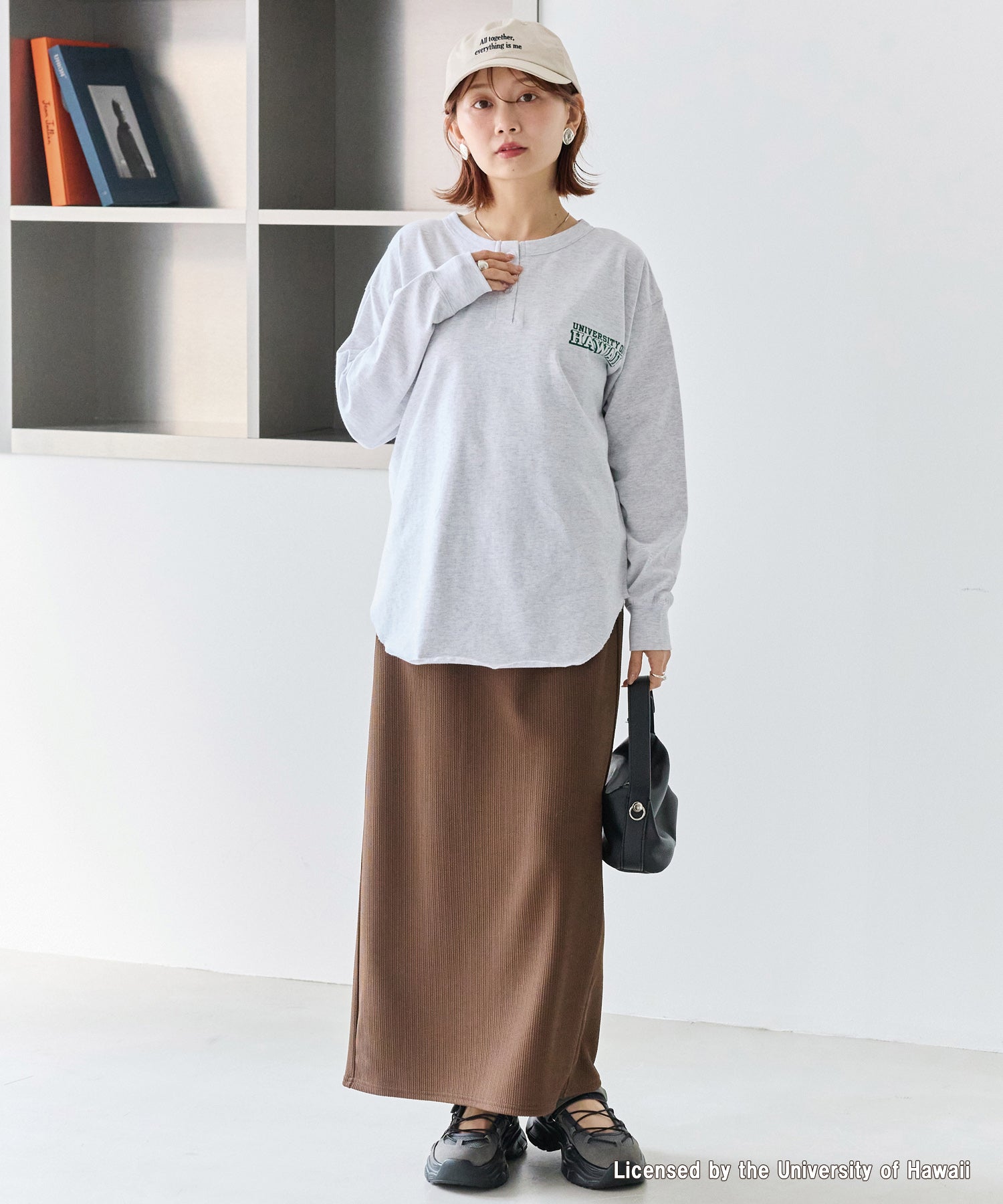 リブポンチナロースカート