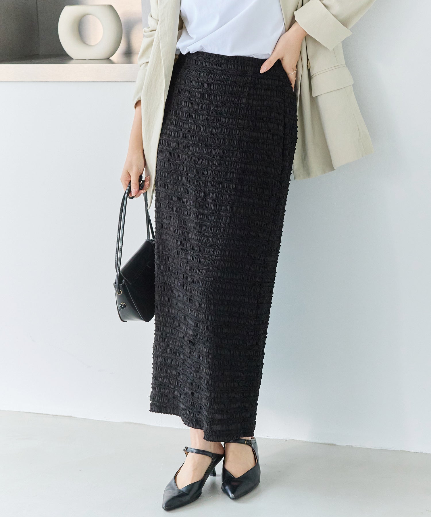 ブラック　model:156cm 着用サイズ:M