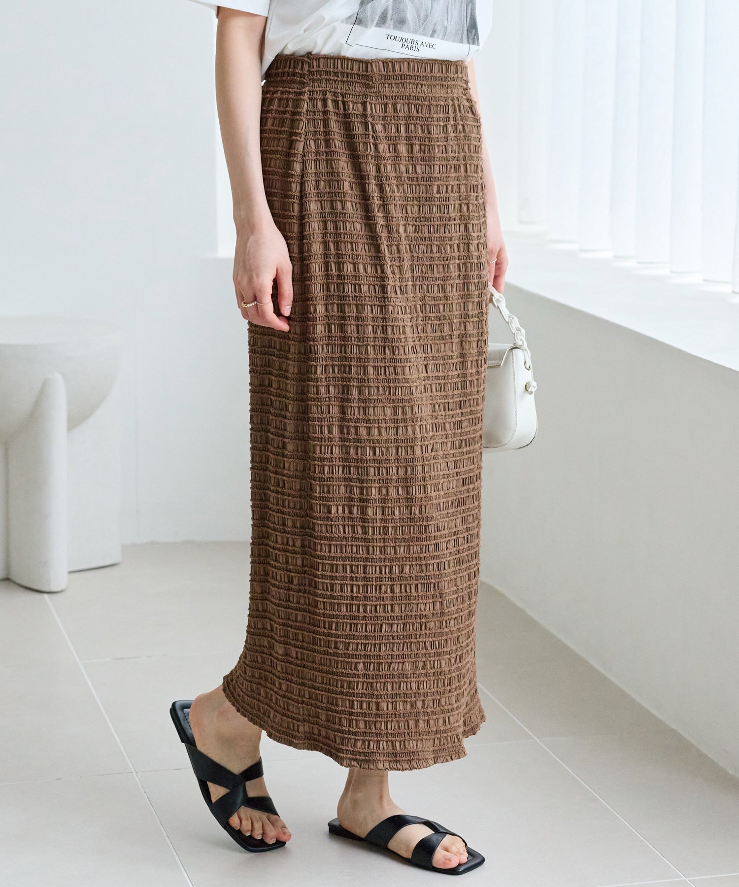 ブラウン　model:163cm 着用サイズ:M