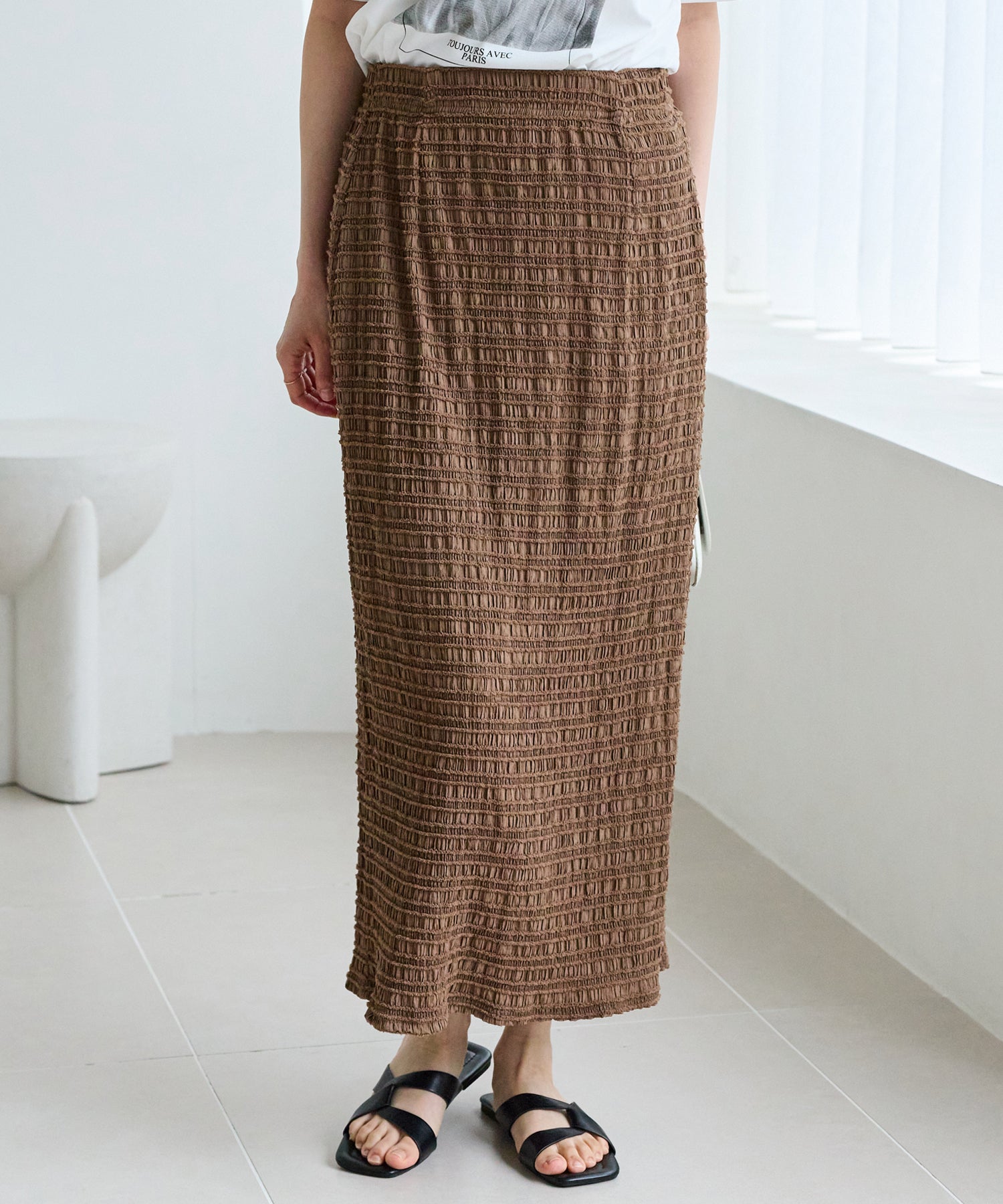 ブラウン　model:163cm 着用サイズ:M