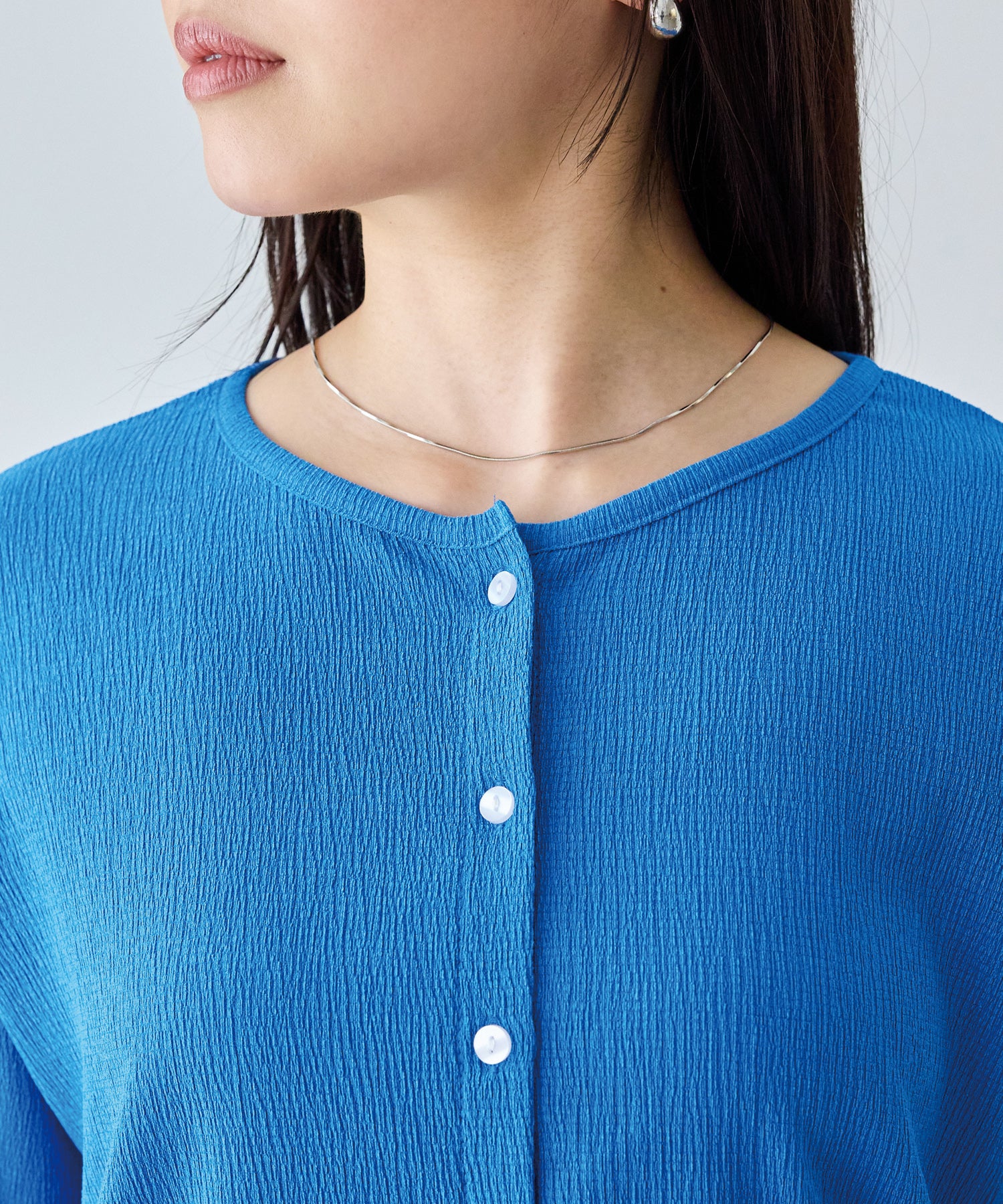 シアーブラウスカーデ