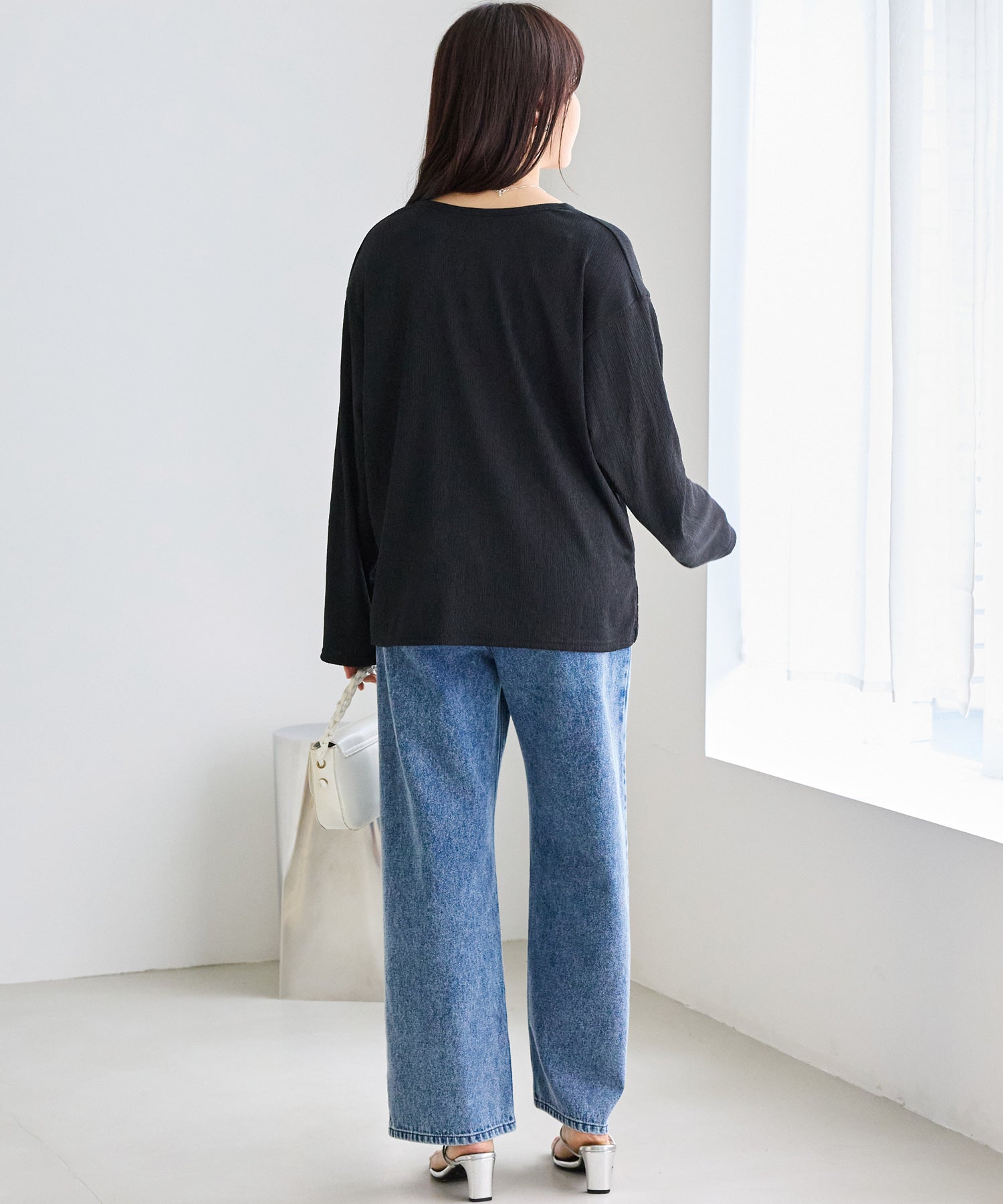 シアーブラウスカーデ