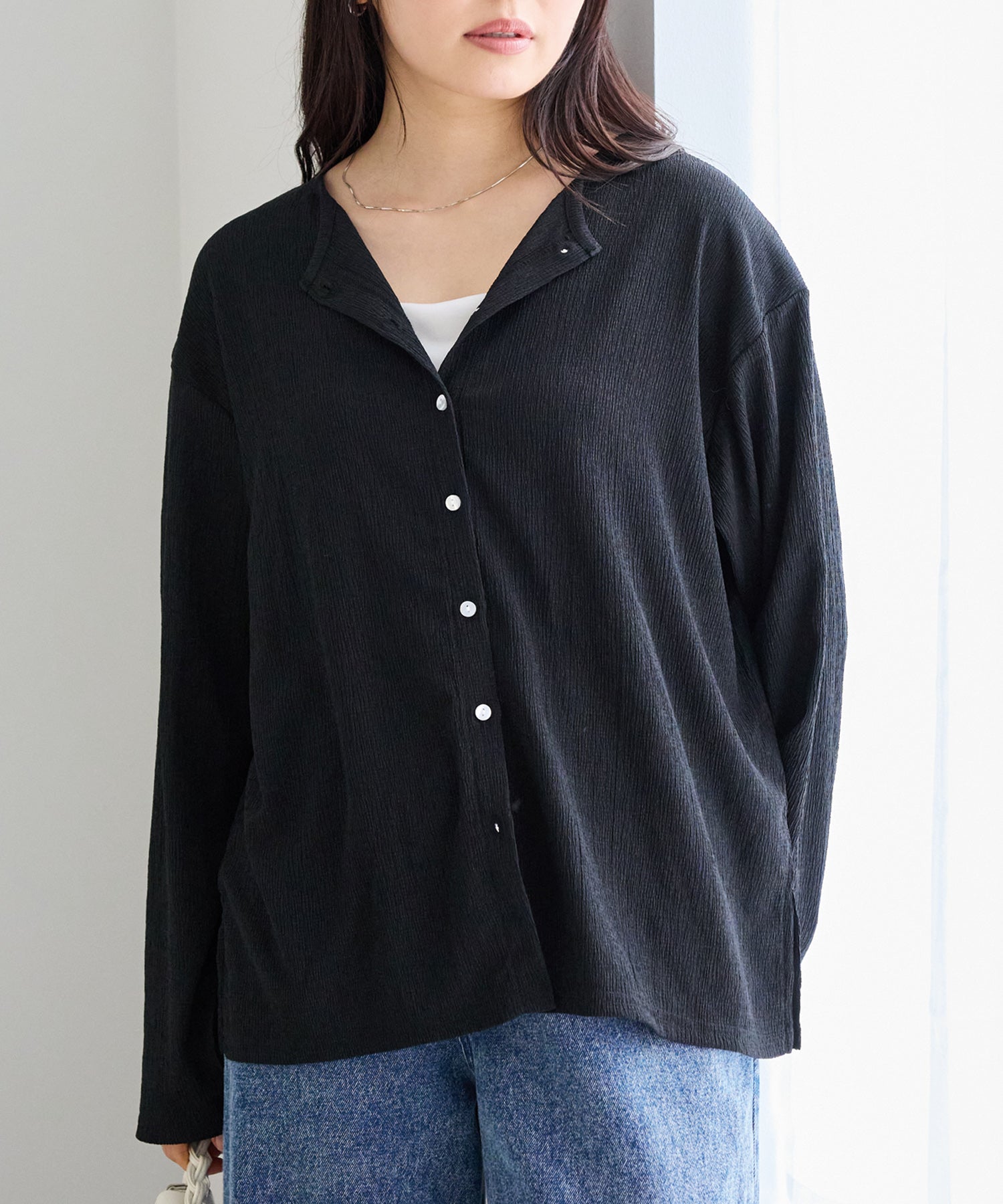 ブラック　model:163cm 着用サイズ:M