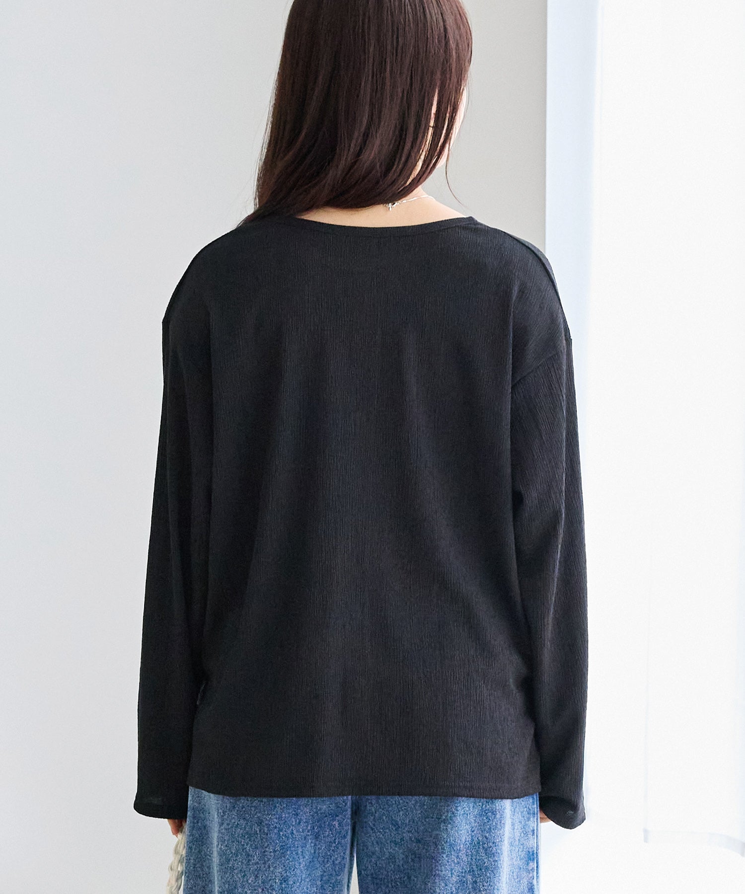 シアーブラウスカーデ