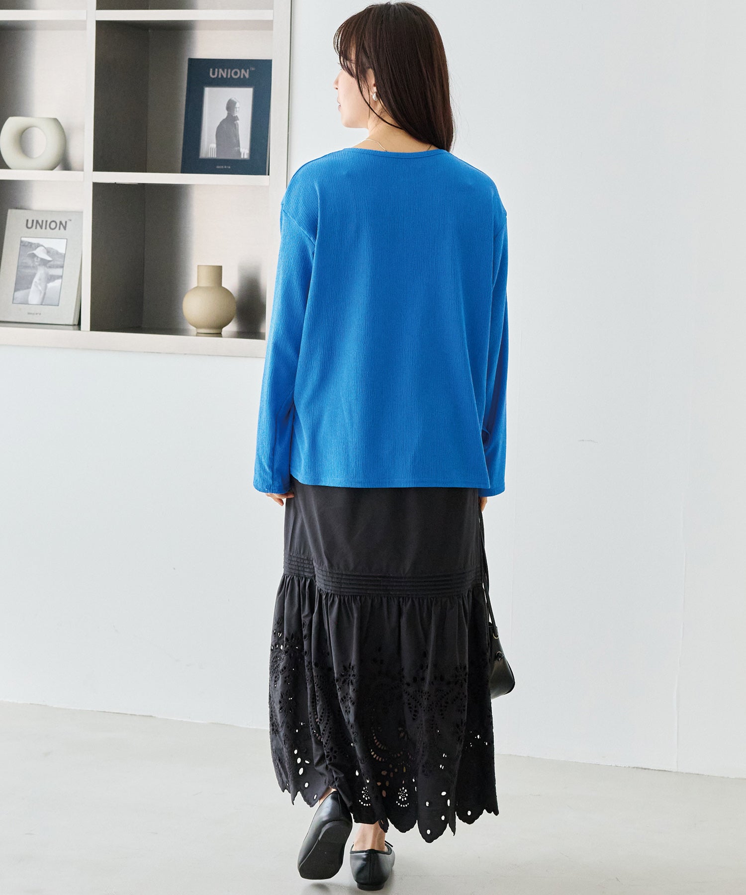 シアーブラウスカーデ