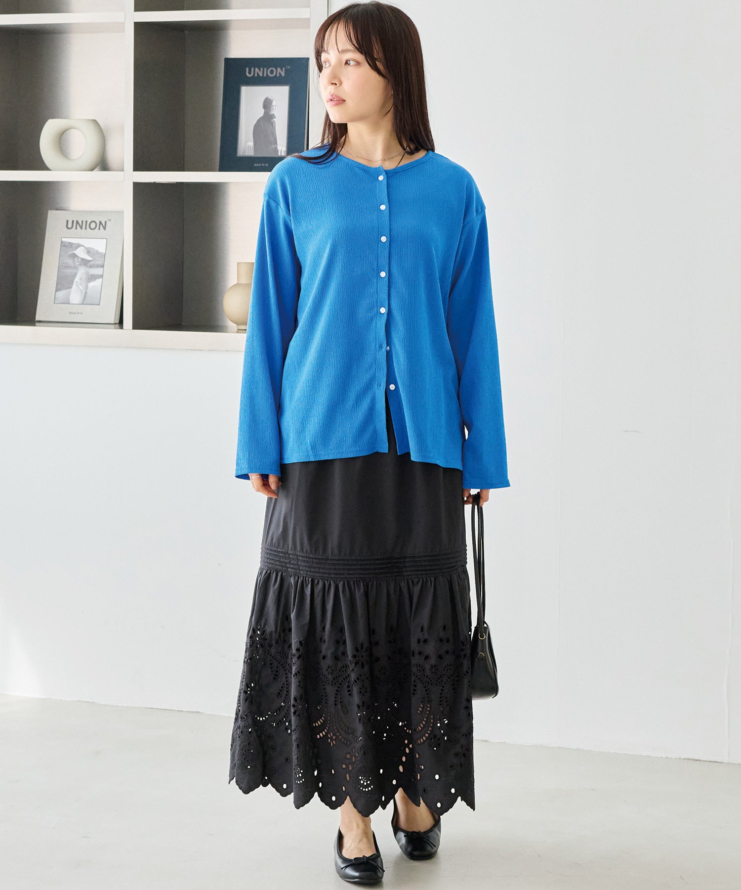 シアーブラウスカーデ