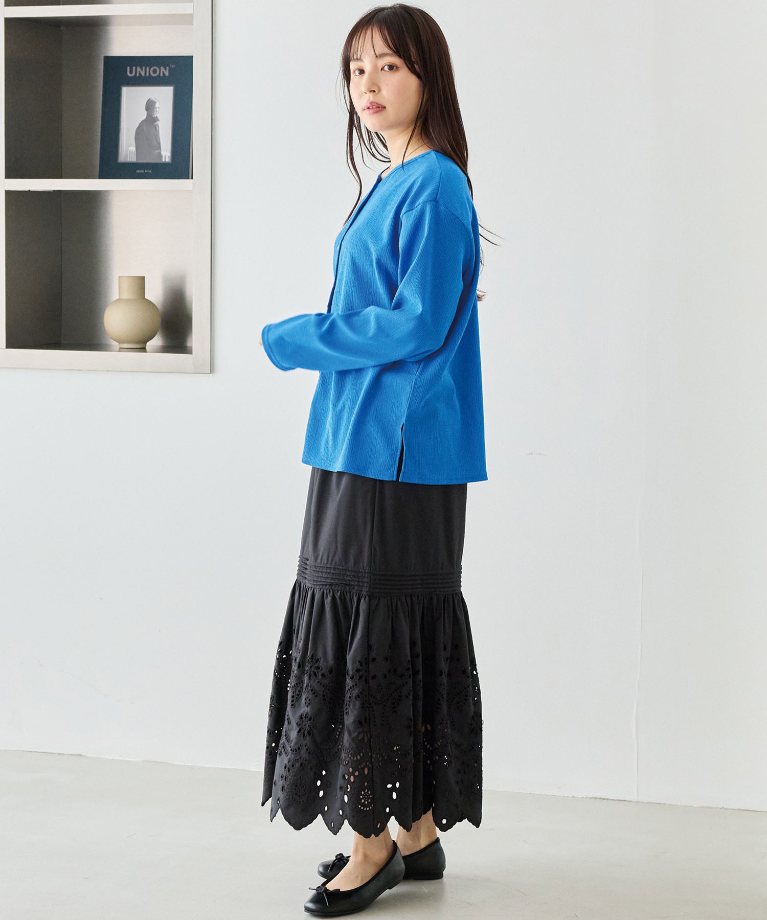 シアーブラウスカーデ