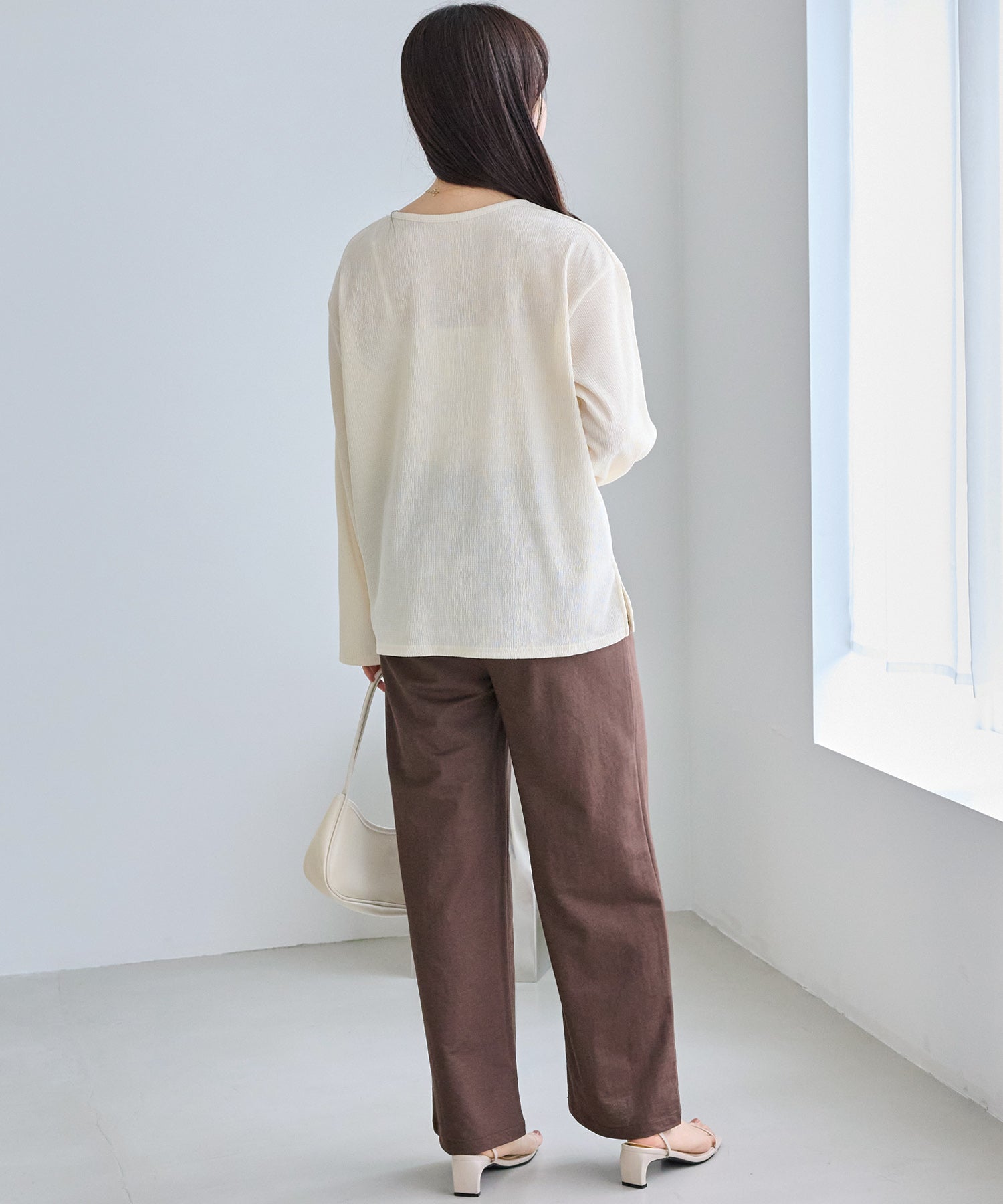 シアーブラウスカーデ