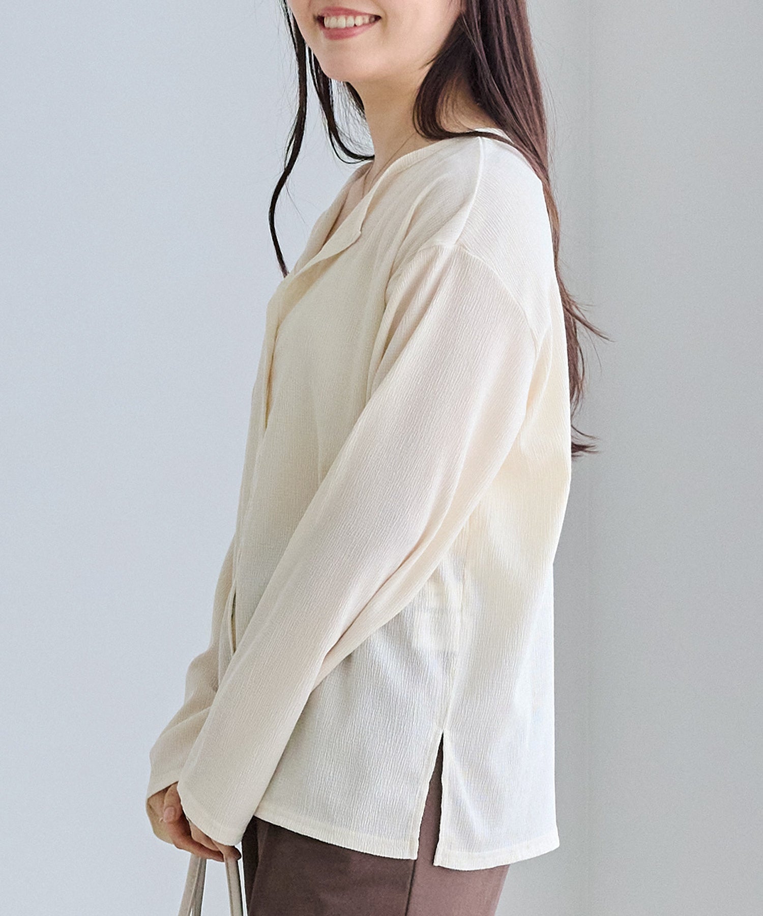 シアーブラウスカーデ