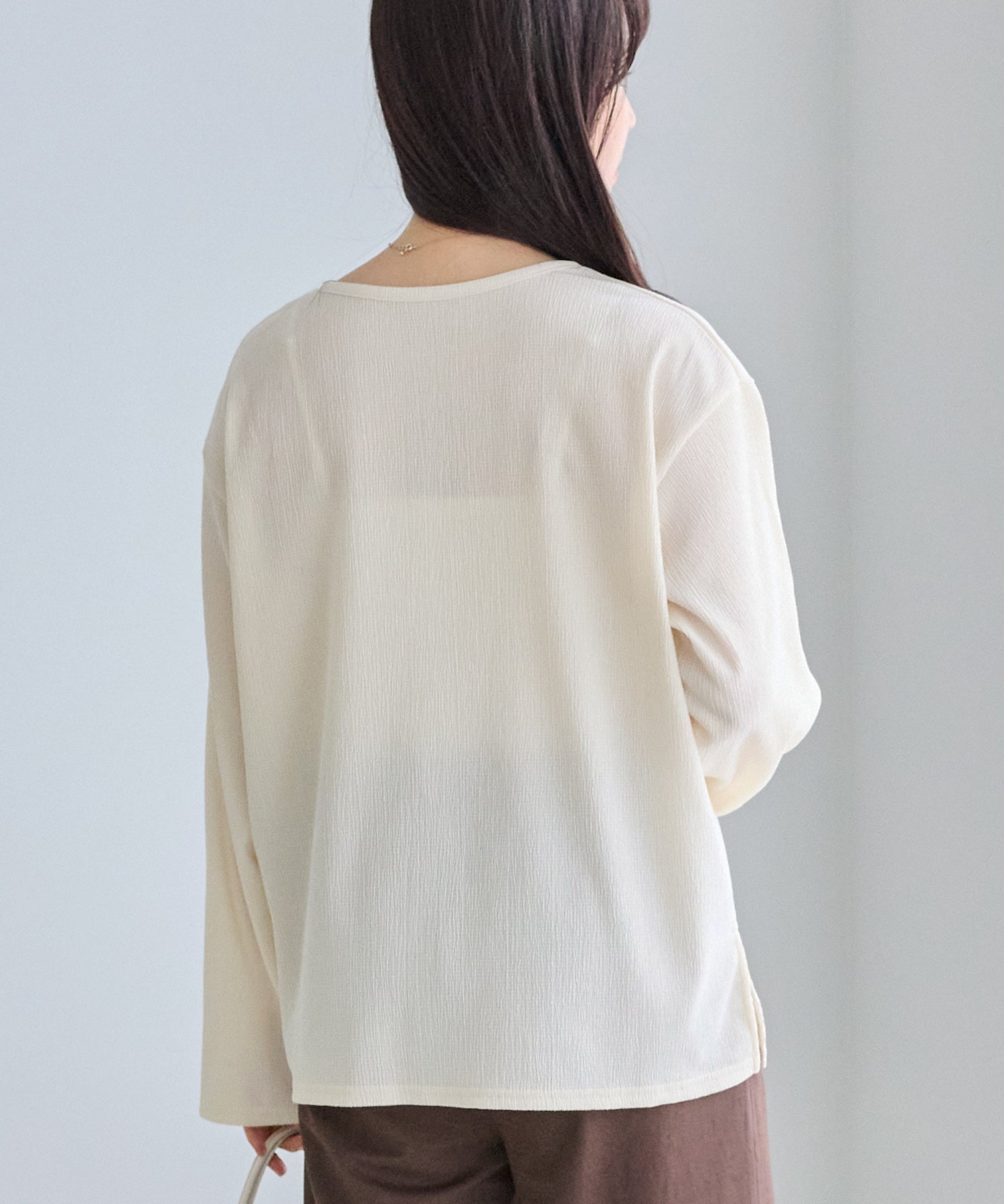 シアーブラウスカーデ