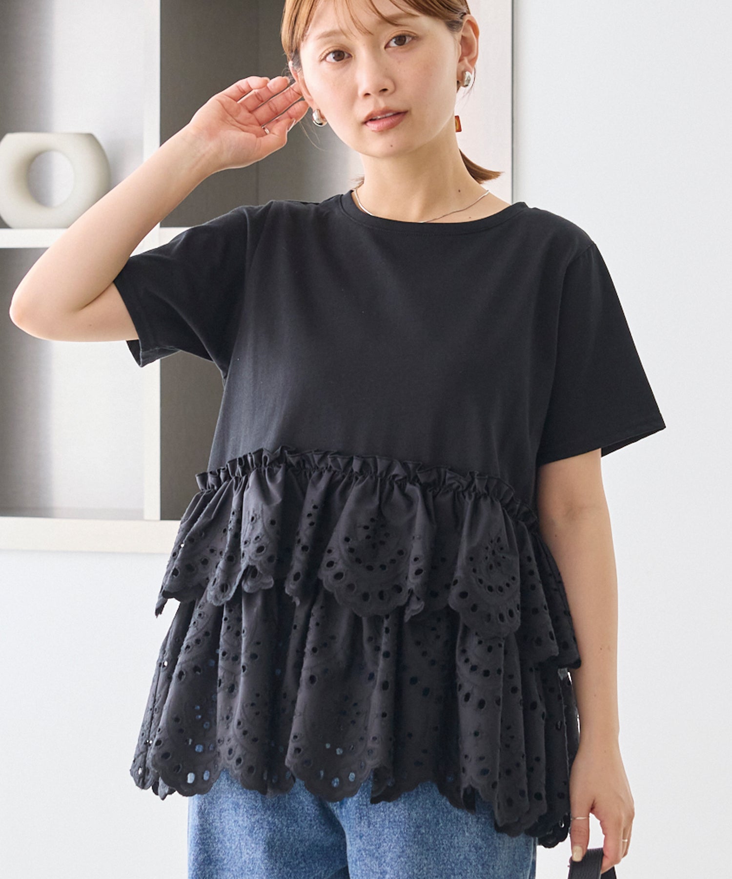 ブラック　model:156cm 着用サイズ:M
