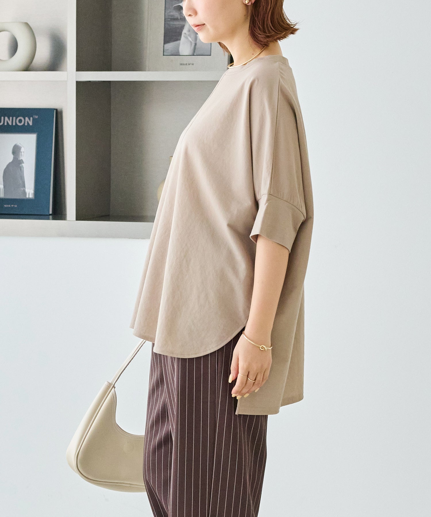 【好機能シリーズ】接触冷感｜トリコットワイドプルオーバー