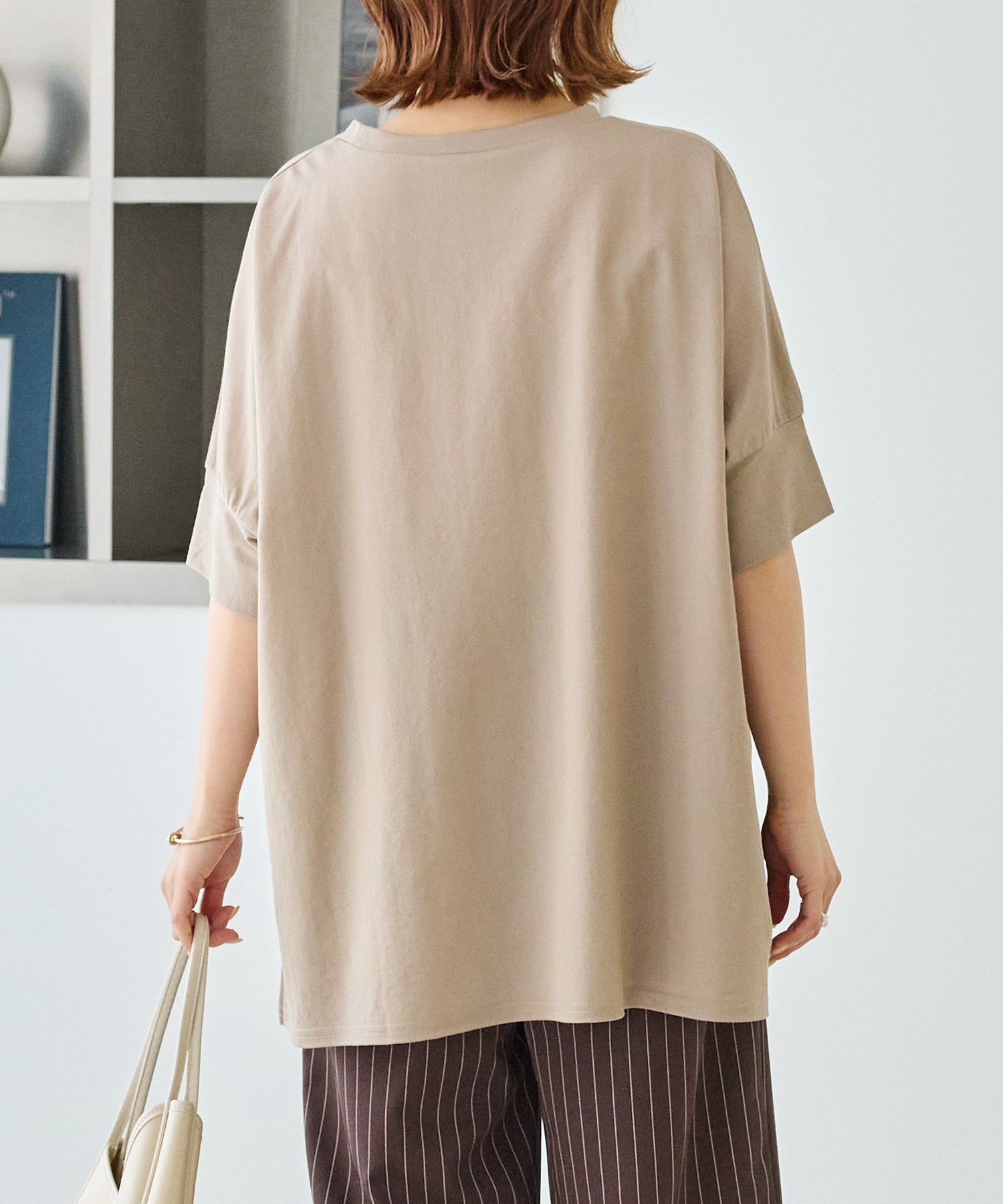 【好機能シリーズ】接触冷感｜トリコットワイドプルオーバー