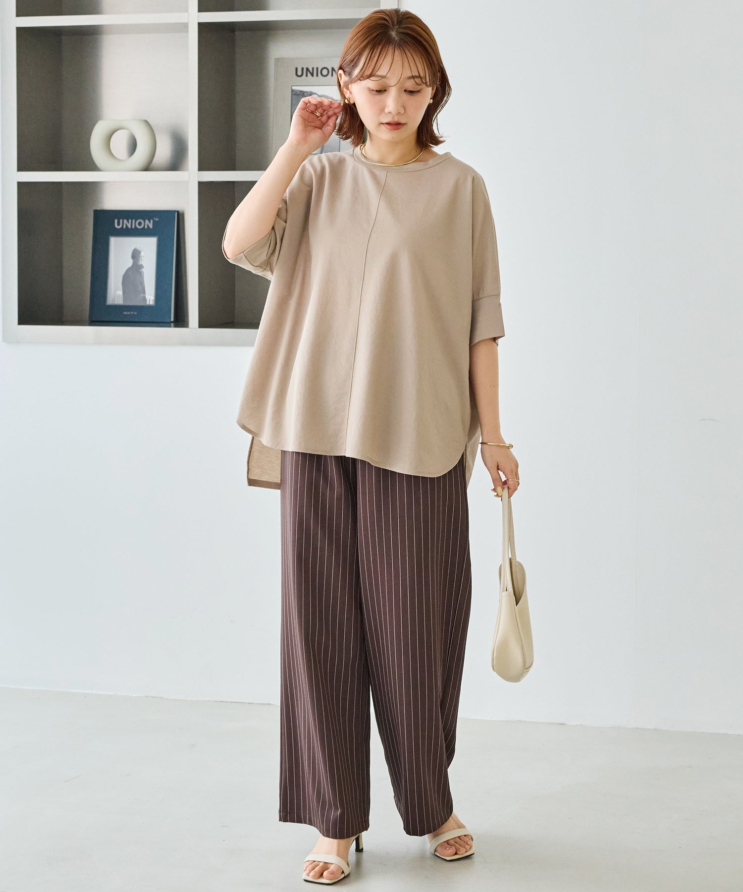 【好機能シリーズ】接触冷感｜トリコットワイドプルオーバー