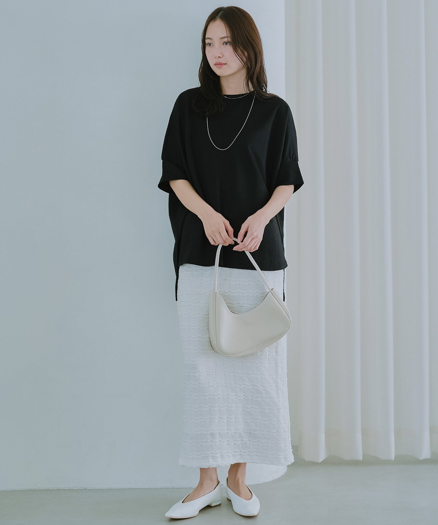 【好機能シリーズ】接触冷感｜トリコットワイドプルオーバー