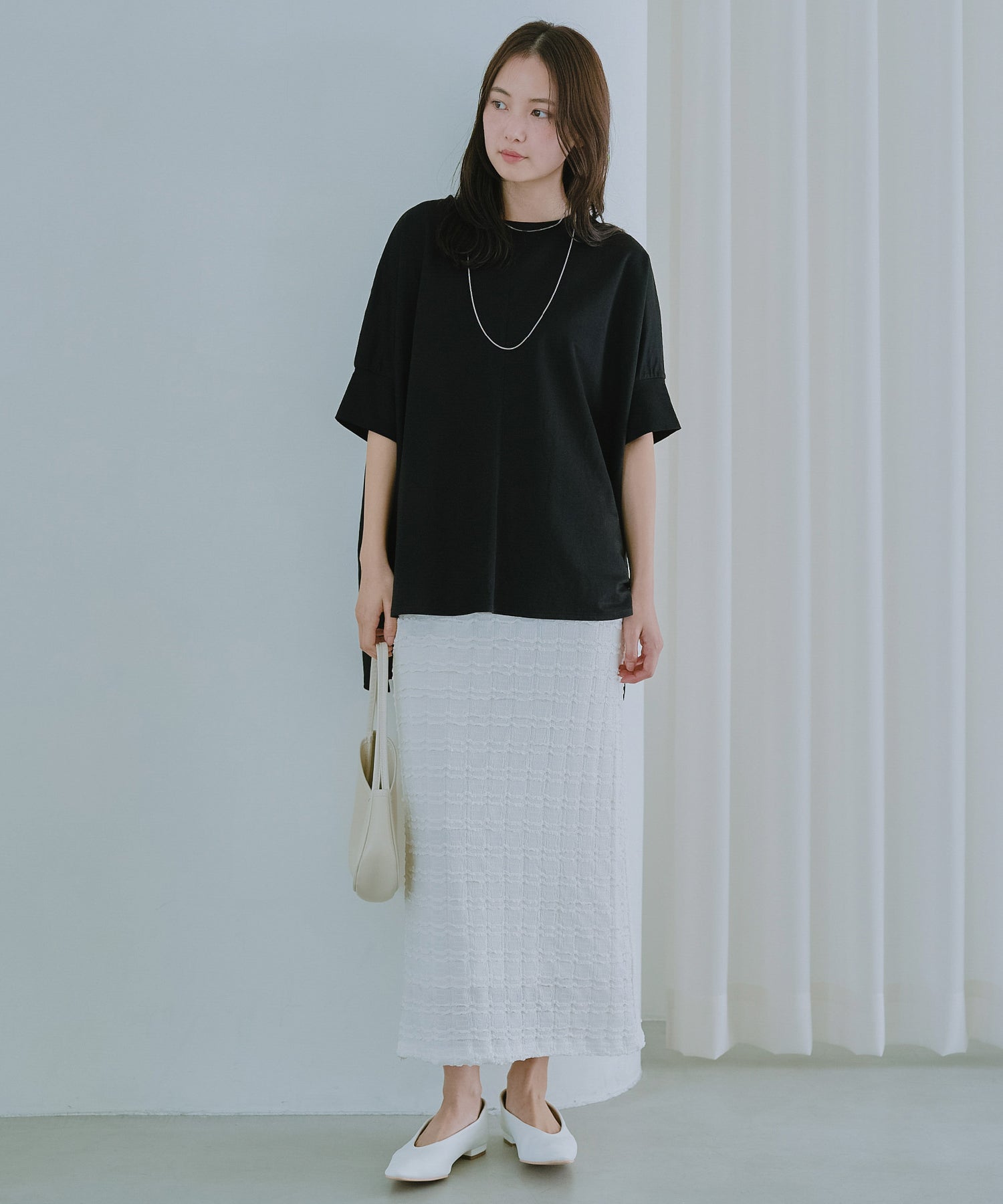 【好機能シリーズ】接触冷感｜トリコットワイドプルオーバー