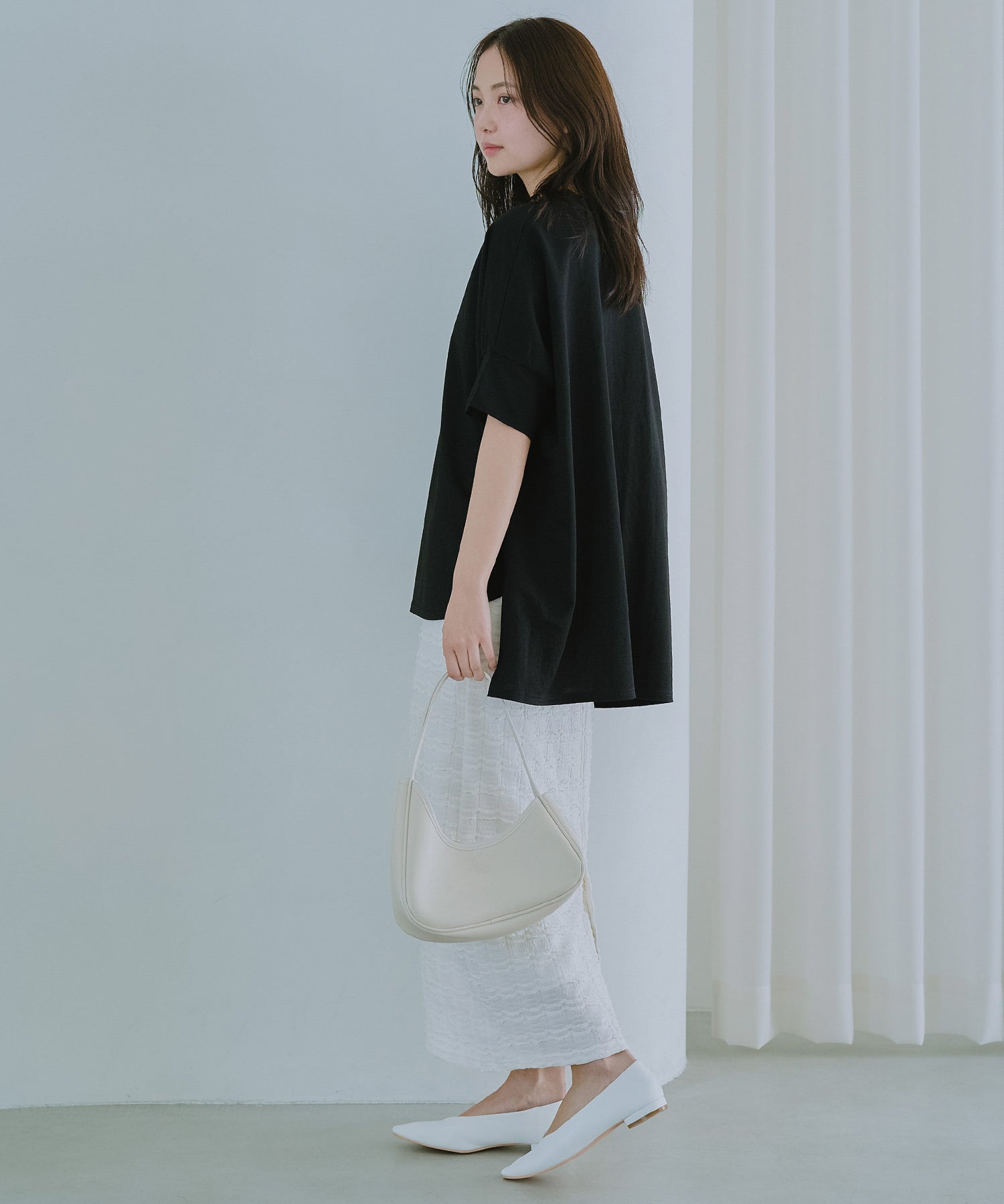 【好機能シリーズ】接触冷感｜トリコットワイドプルオーバー