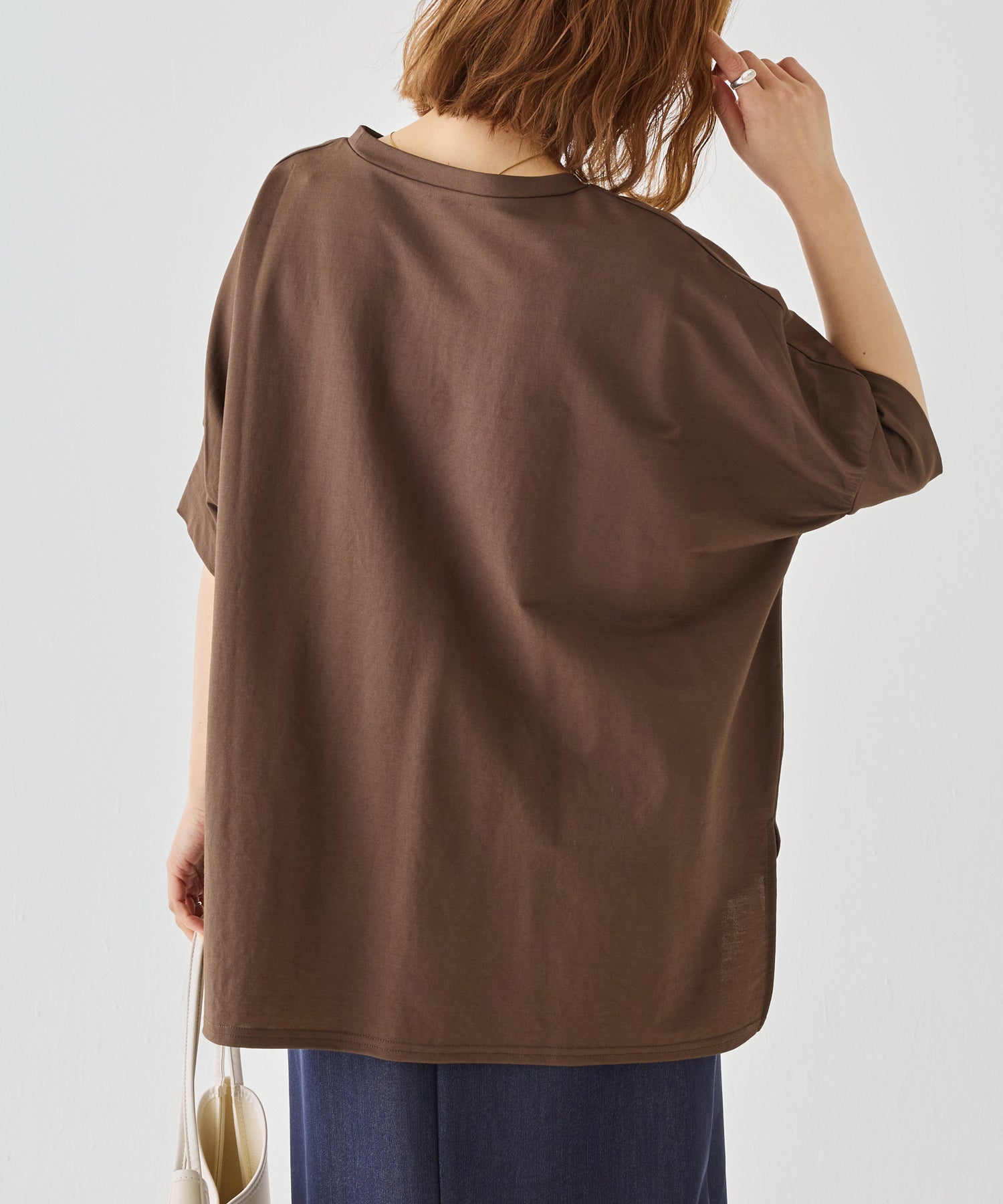 【好機能シリーズ】接触冷感｜トリコットワイドプルオーバー