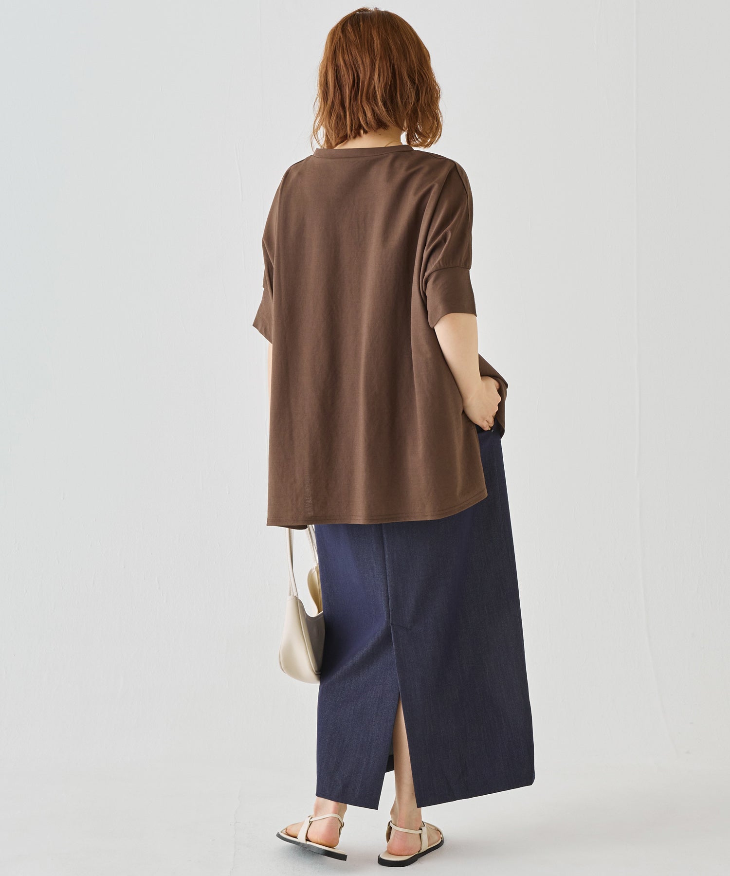 【好機能シリーズ】接触冷感｜トリコットワイドプルオーバー