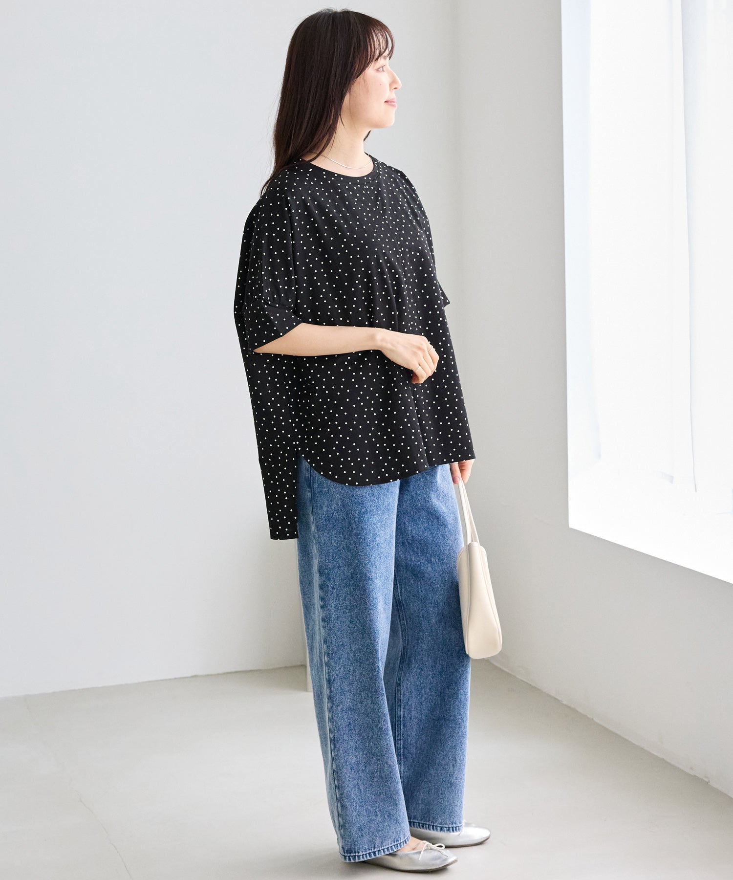 【好機能シリーズ】接触冷感｜トリコットワイドプルオーバー