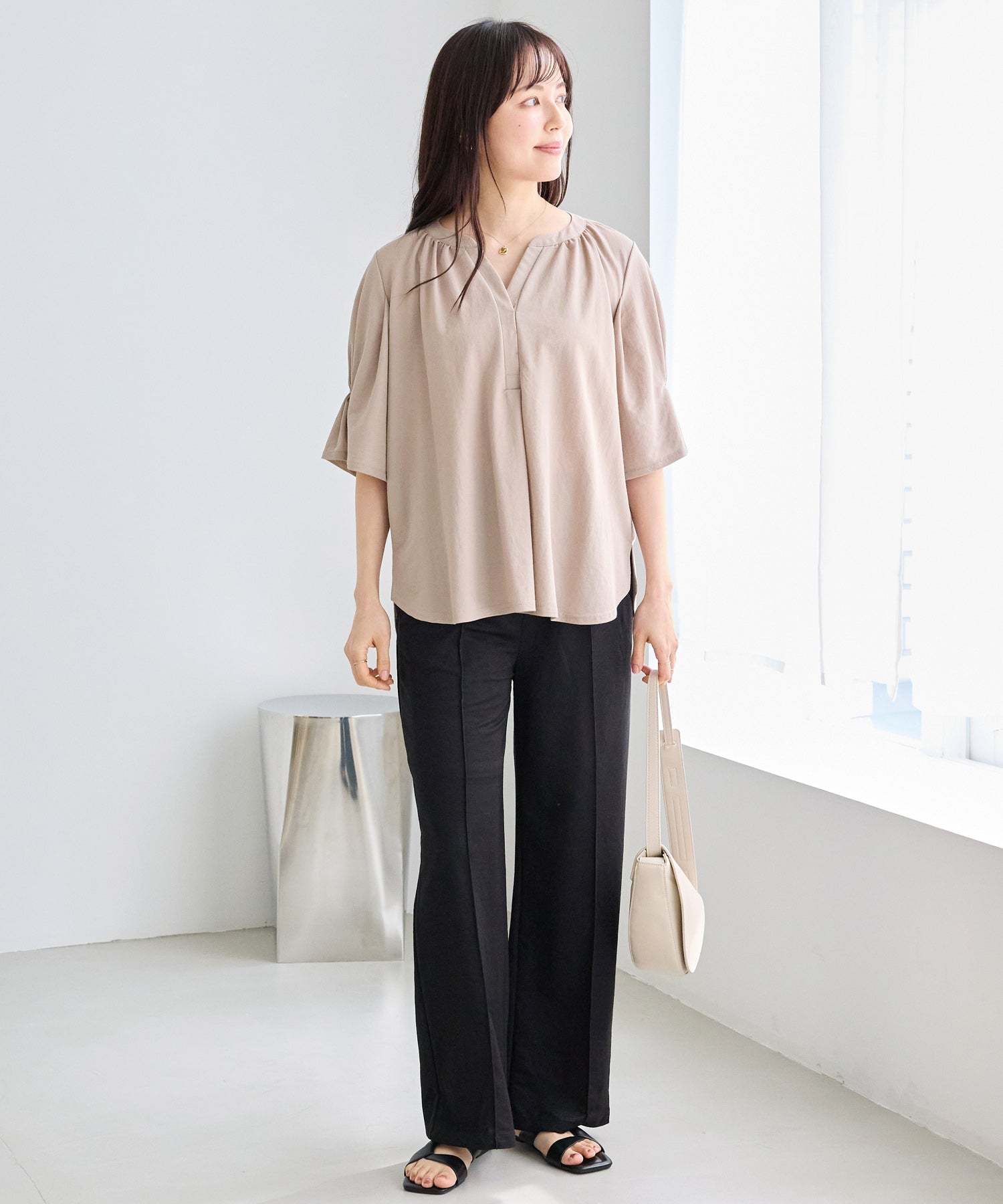 ブラック　model:163cm 着用サイズ:M