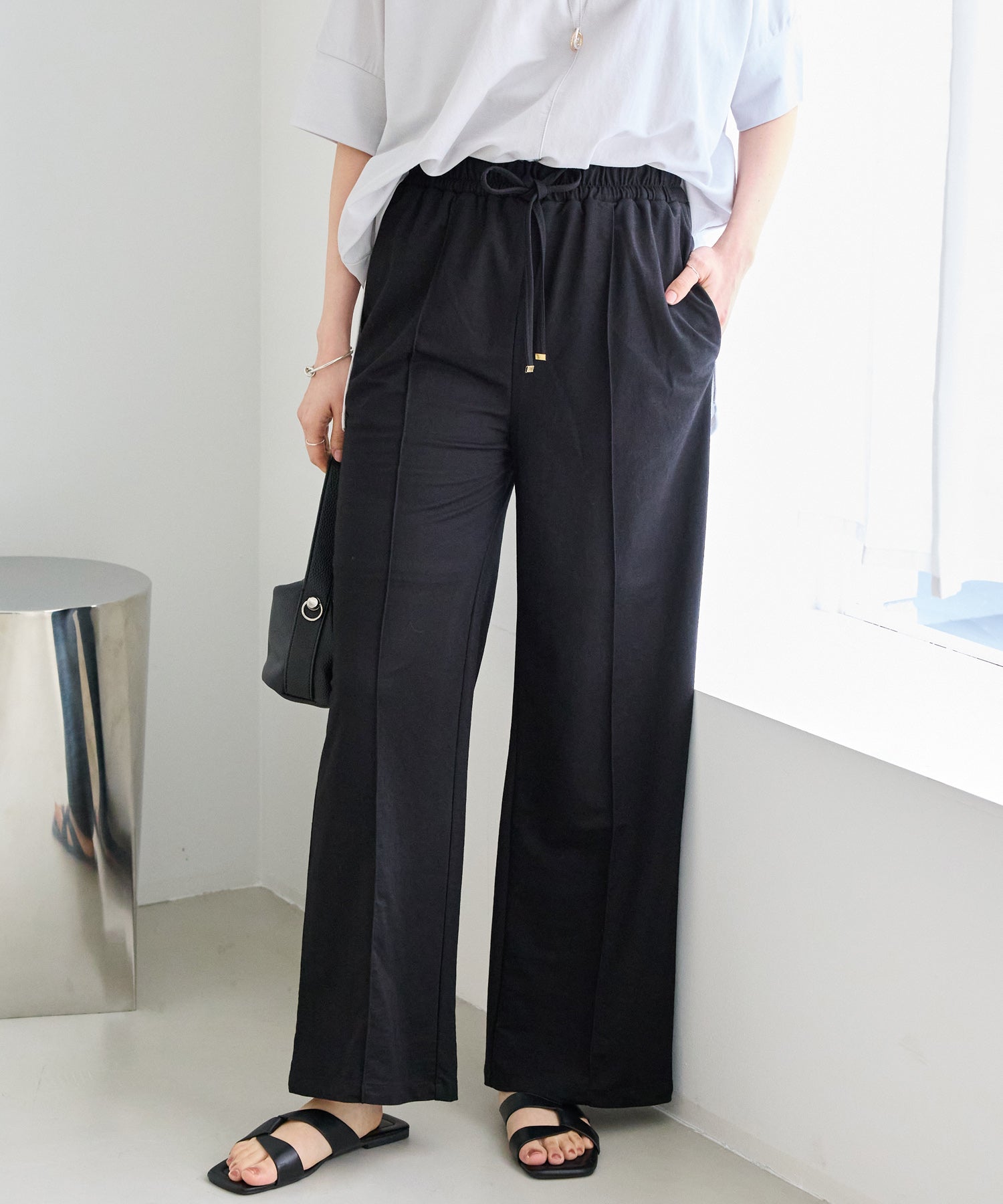 【好機能シリーズ】接触冷感｜トリコットイージーパンツ