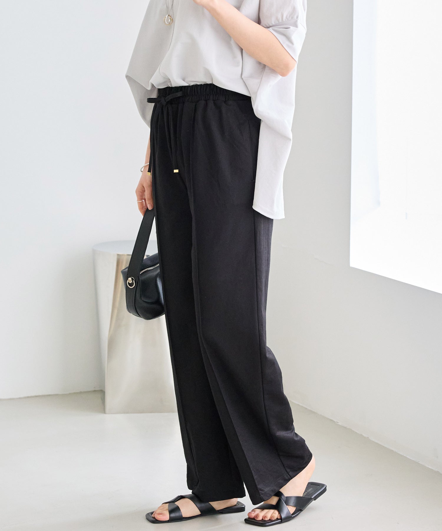 【好機能シリーズ】接触冷感｜トリコットイージーパンツ