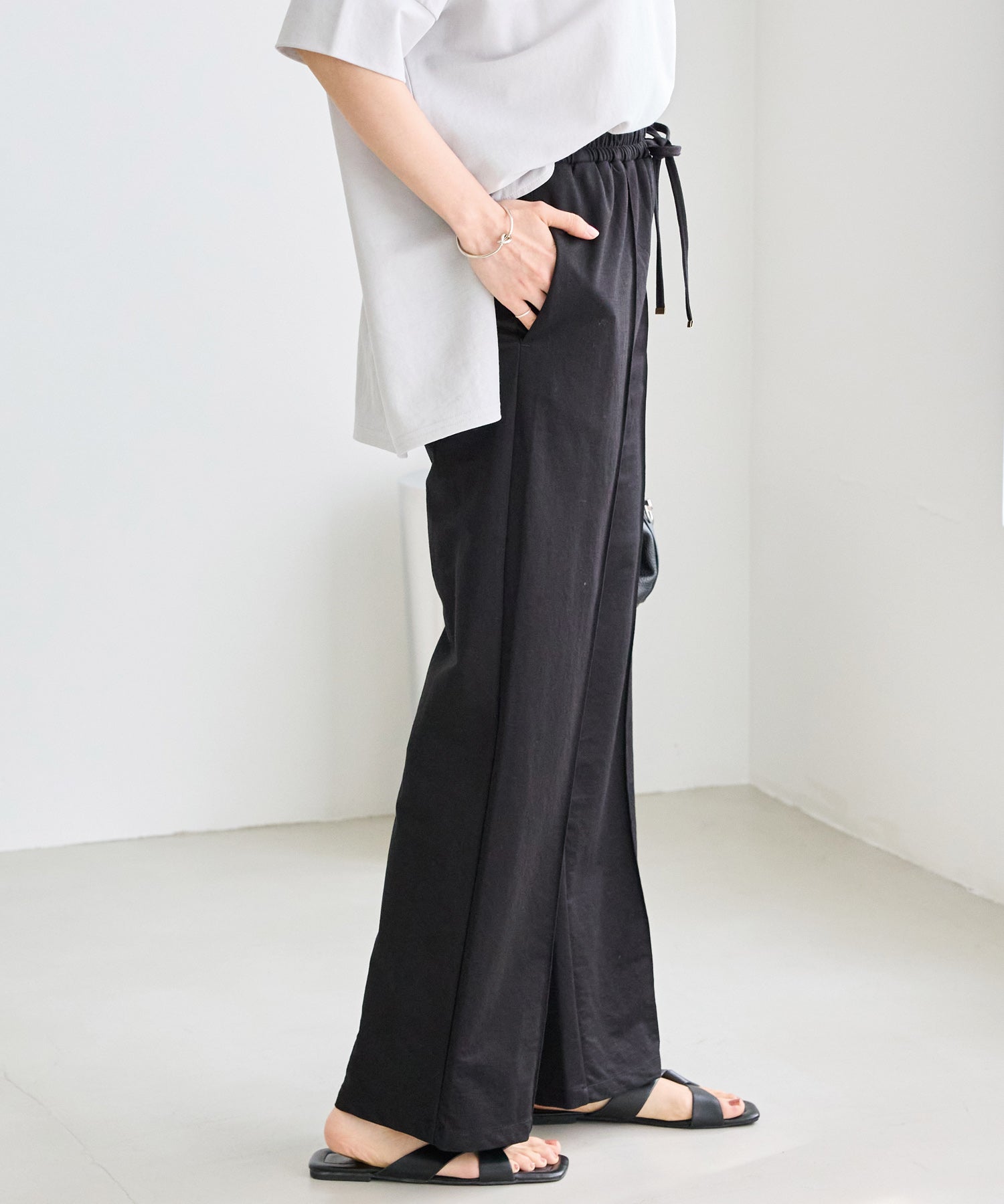 【好機能シリーズ】接触冷感｜トリコットイージーパンツ