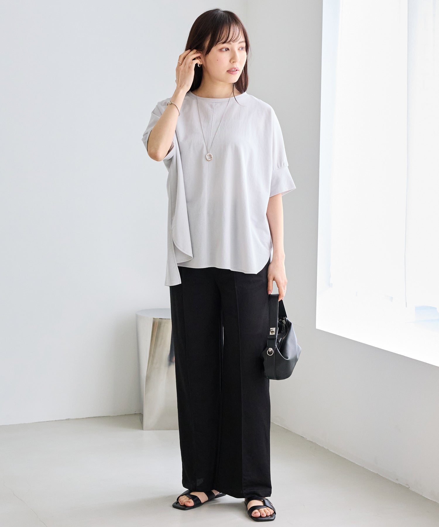 【好機能シリーズ】接触冷感｜トリコットイージーパンツ