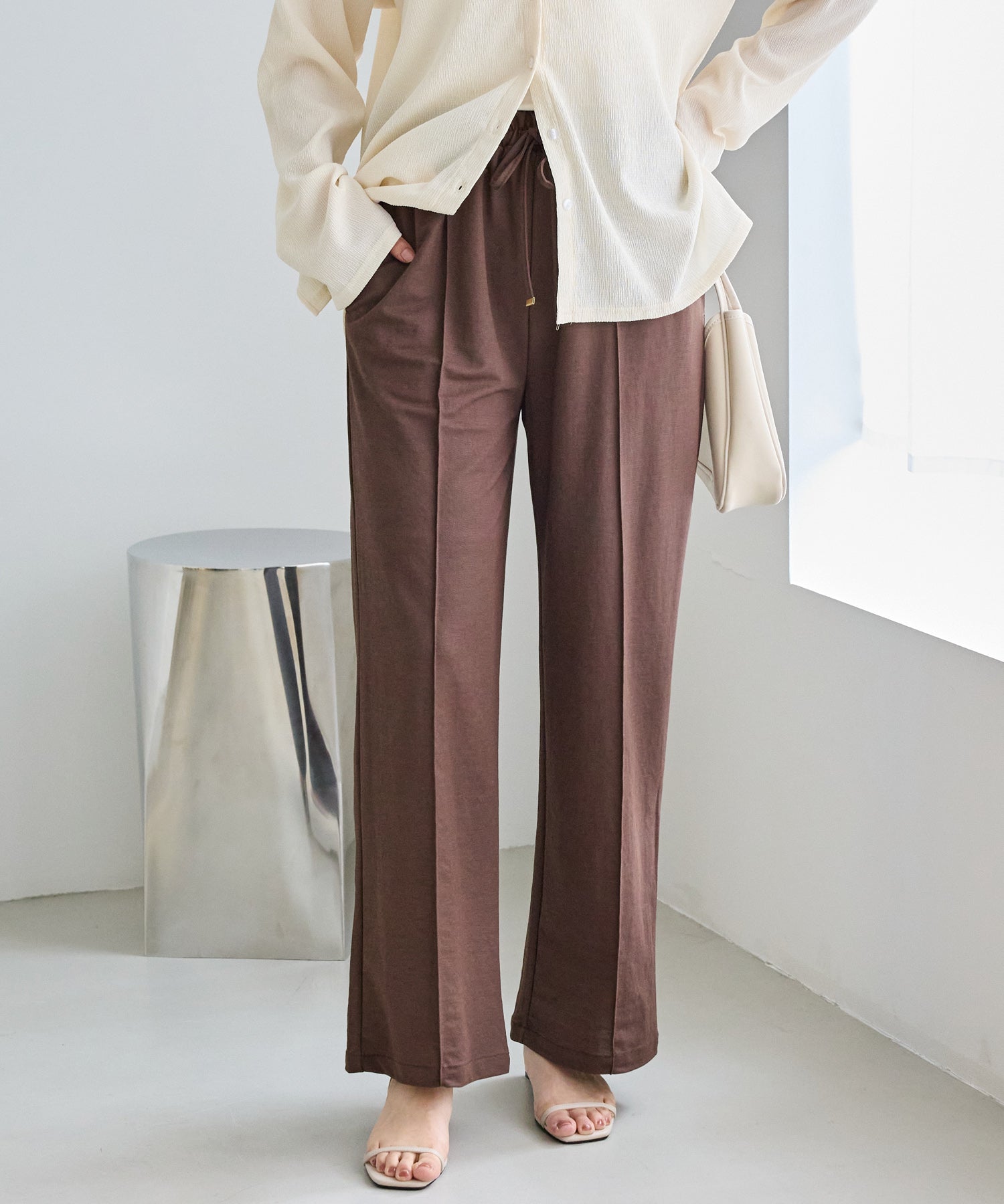 ダークブラウン　model:163cm 着用サイズ:M