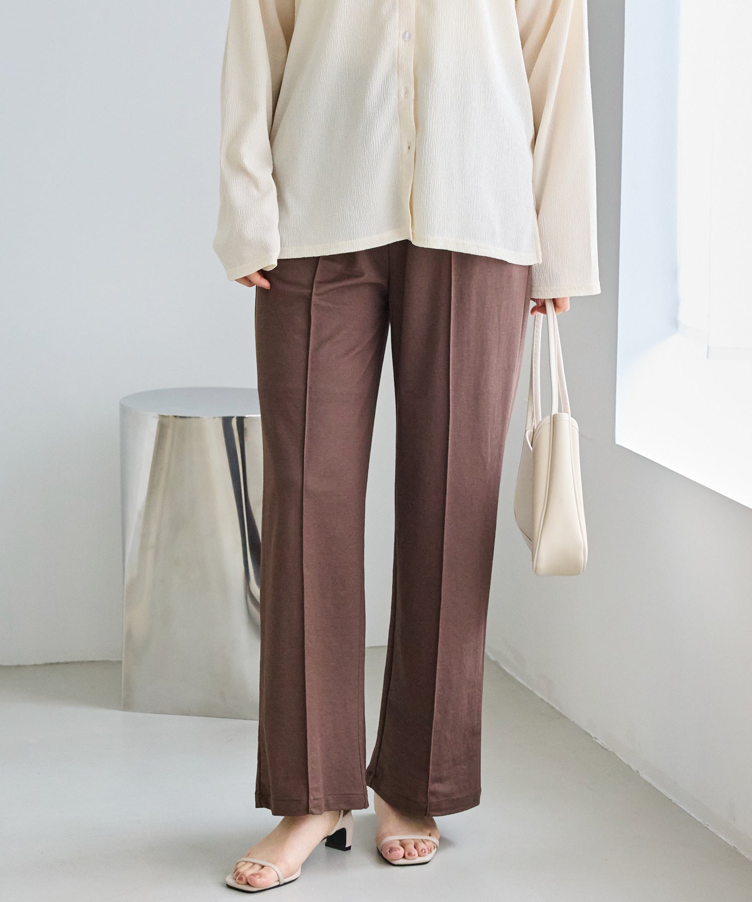 ダークブラウン　model:163cm 着用サイズ:M