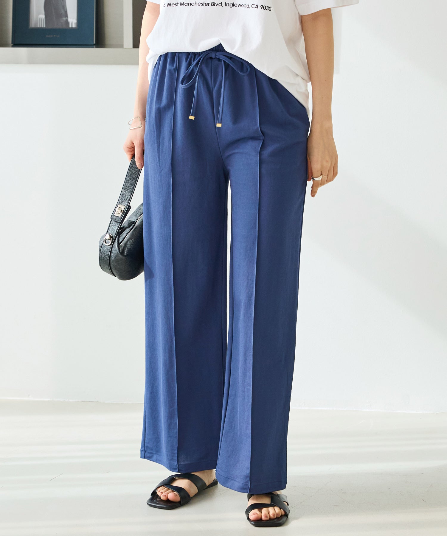 インディゴブルー　model:163cm 着用サイズ:M