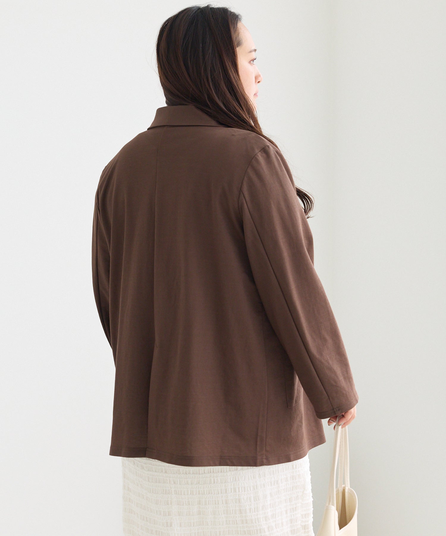 【好機能シリーズ】接触冷感｜トリコットダブルテーラードジャケット