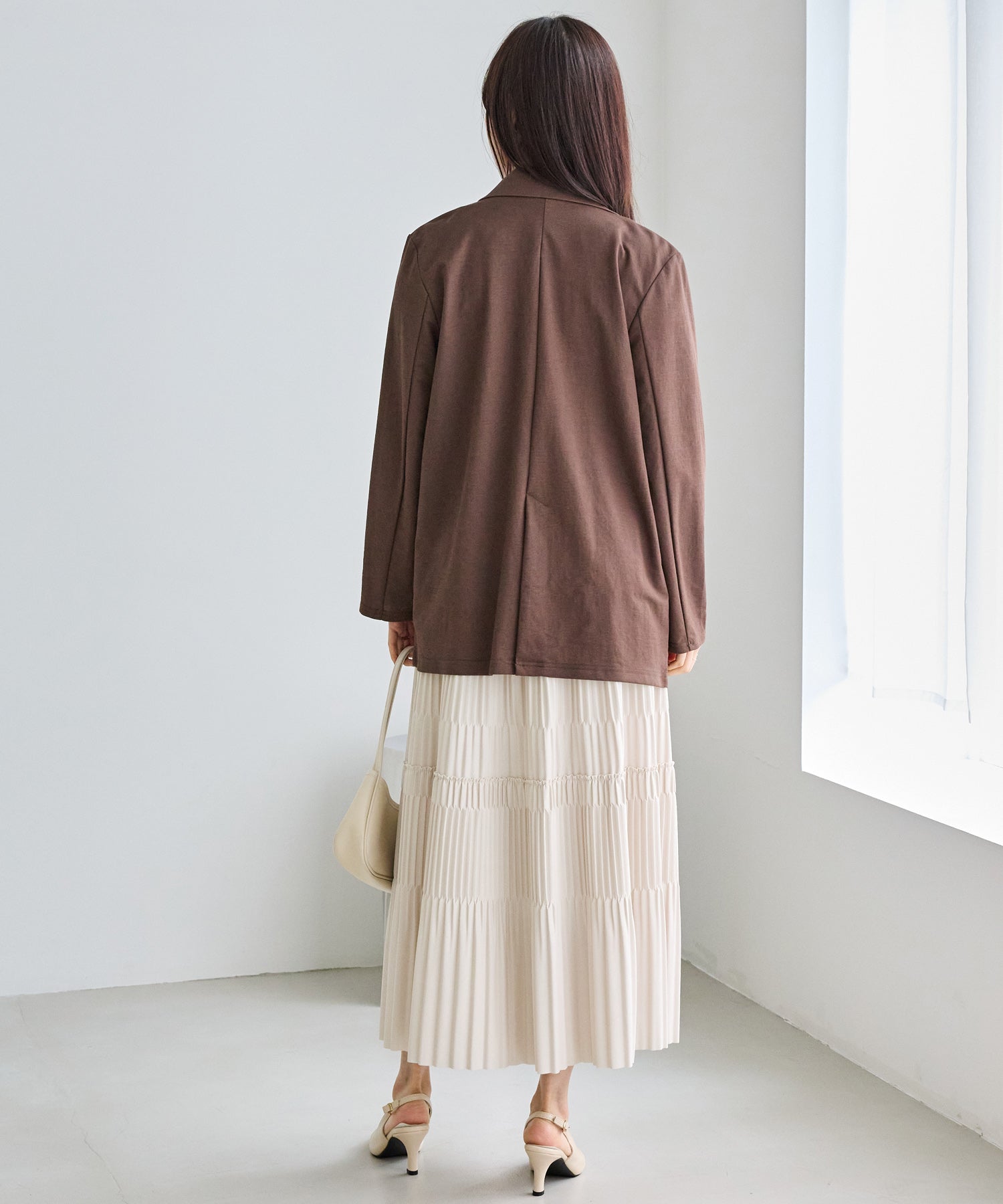 【好機能シリーズ】接触冷感｜トリコットダブルテーラードジャケット