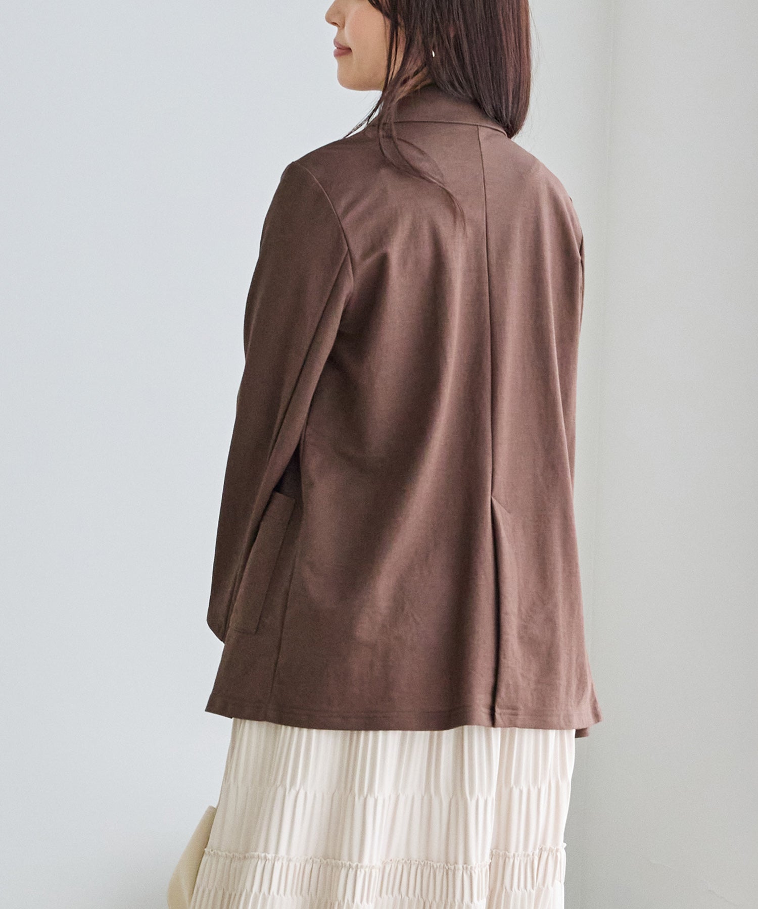 【好機能シリーズ】接触冷感｜トリコットダブルテーラードジャケット