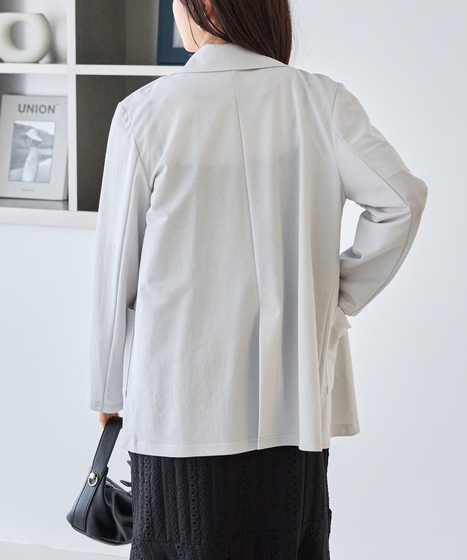 【好機能シリーズ】接触冷感｜トリコットダブルテーラードジャケット