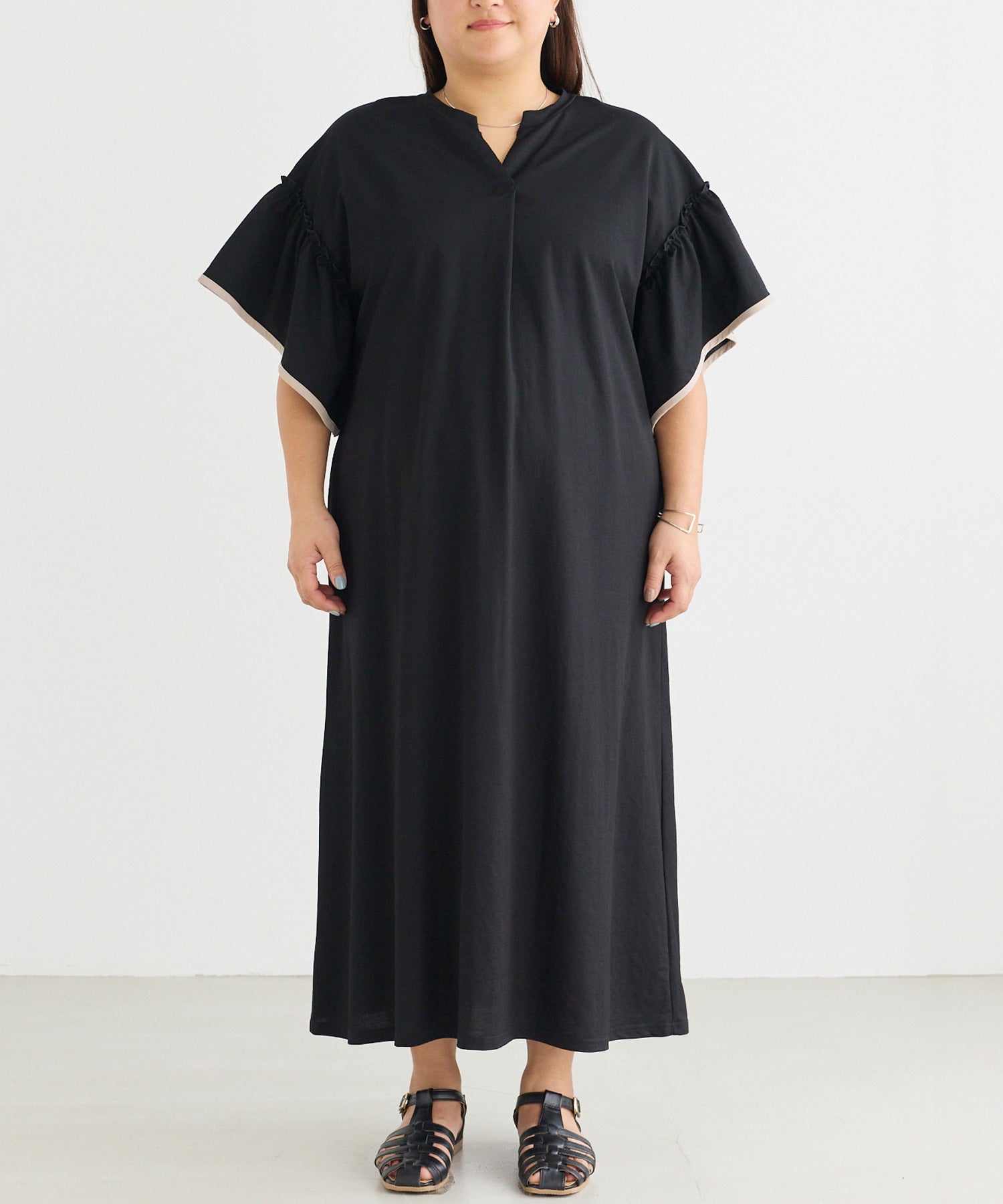 フロント　model:161cm 着用サイズ:3L