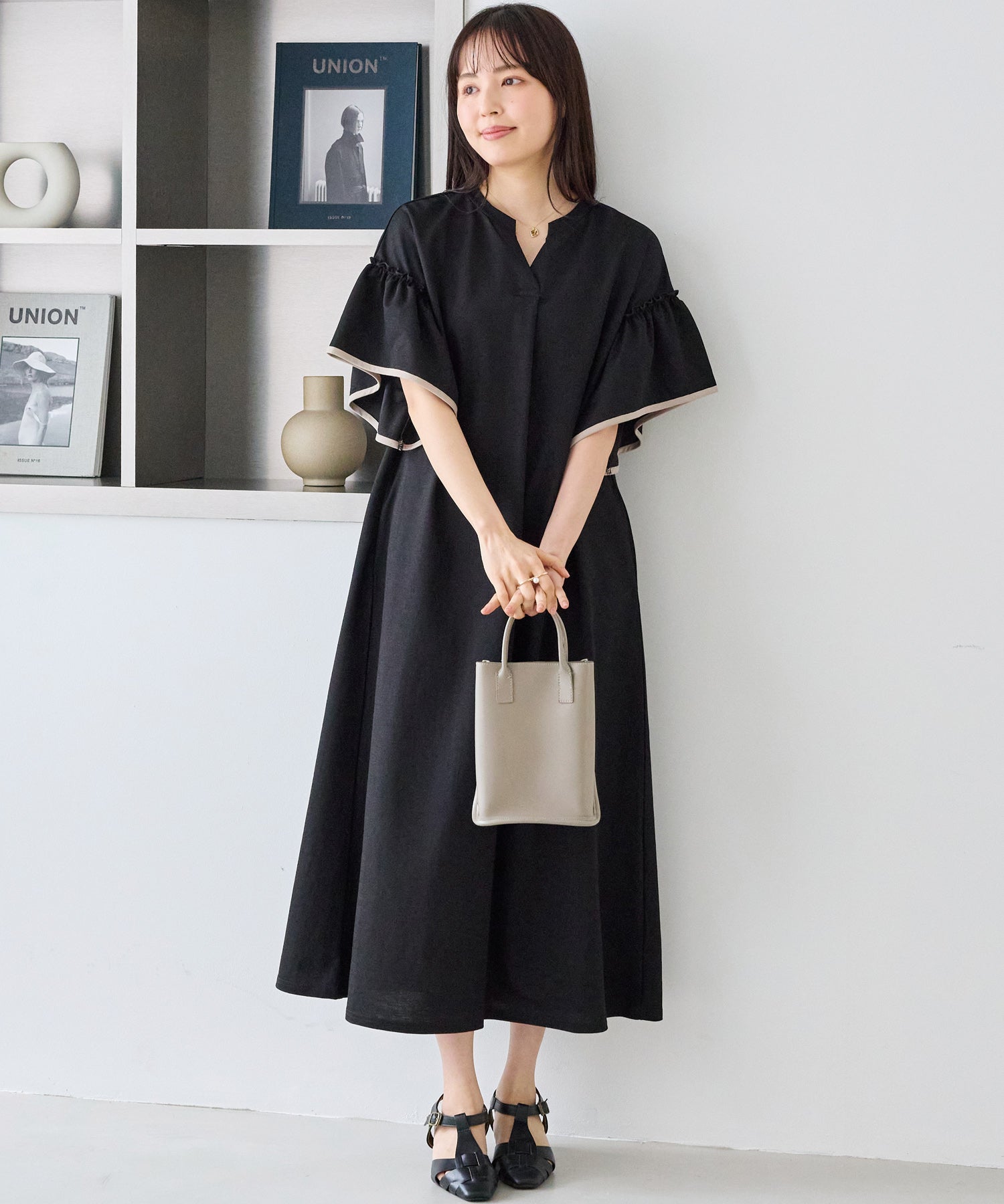 ブラック　model:163cm 着用サイズ:M