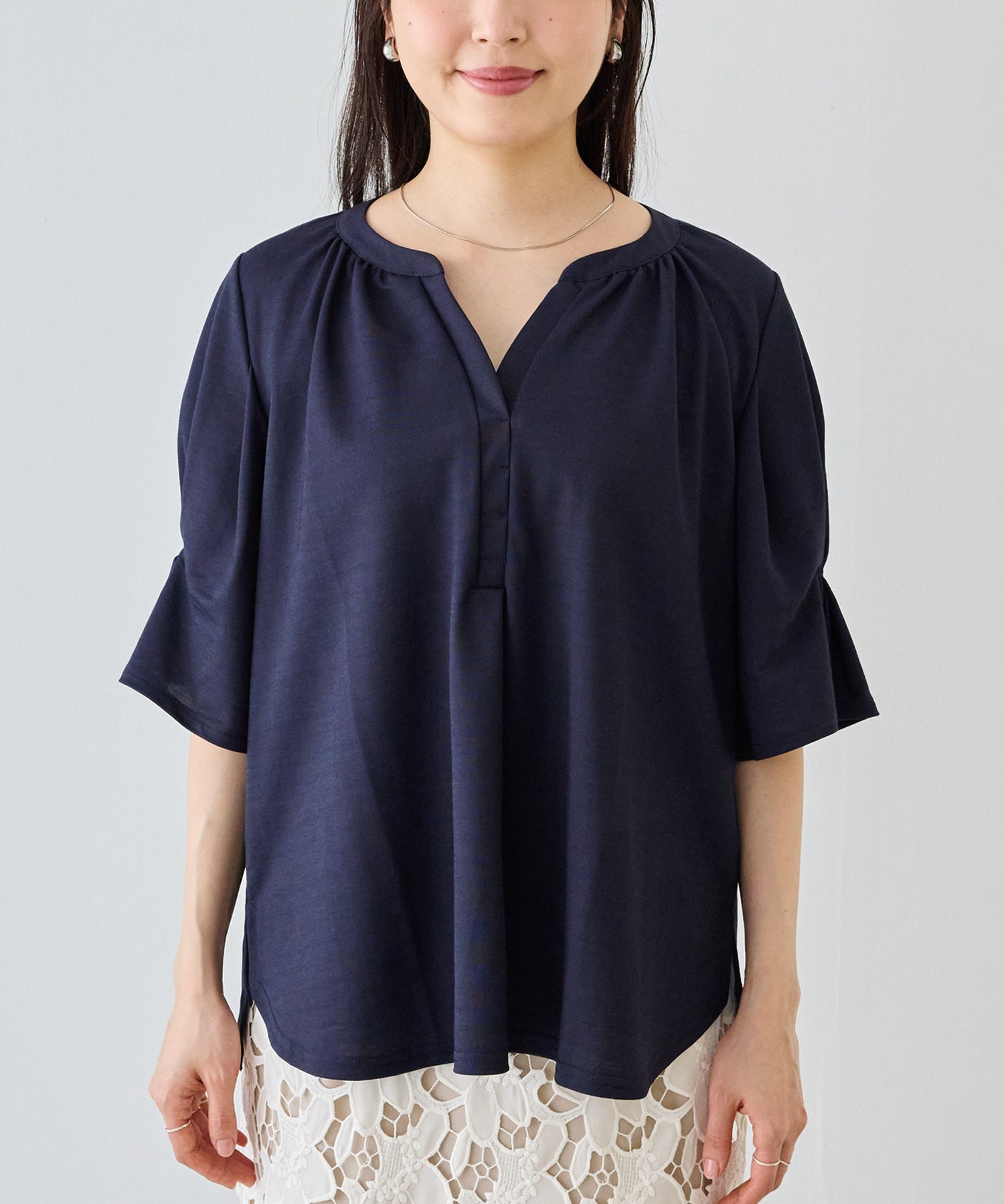 フロント　model:163cm 着用サイズ:M