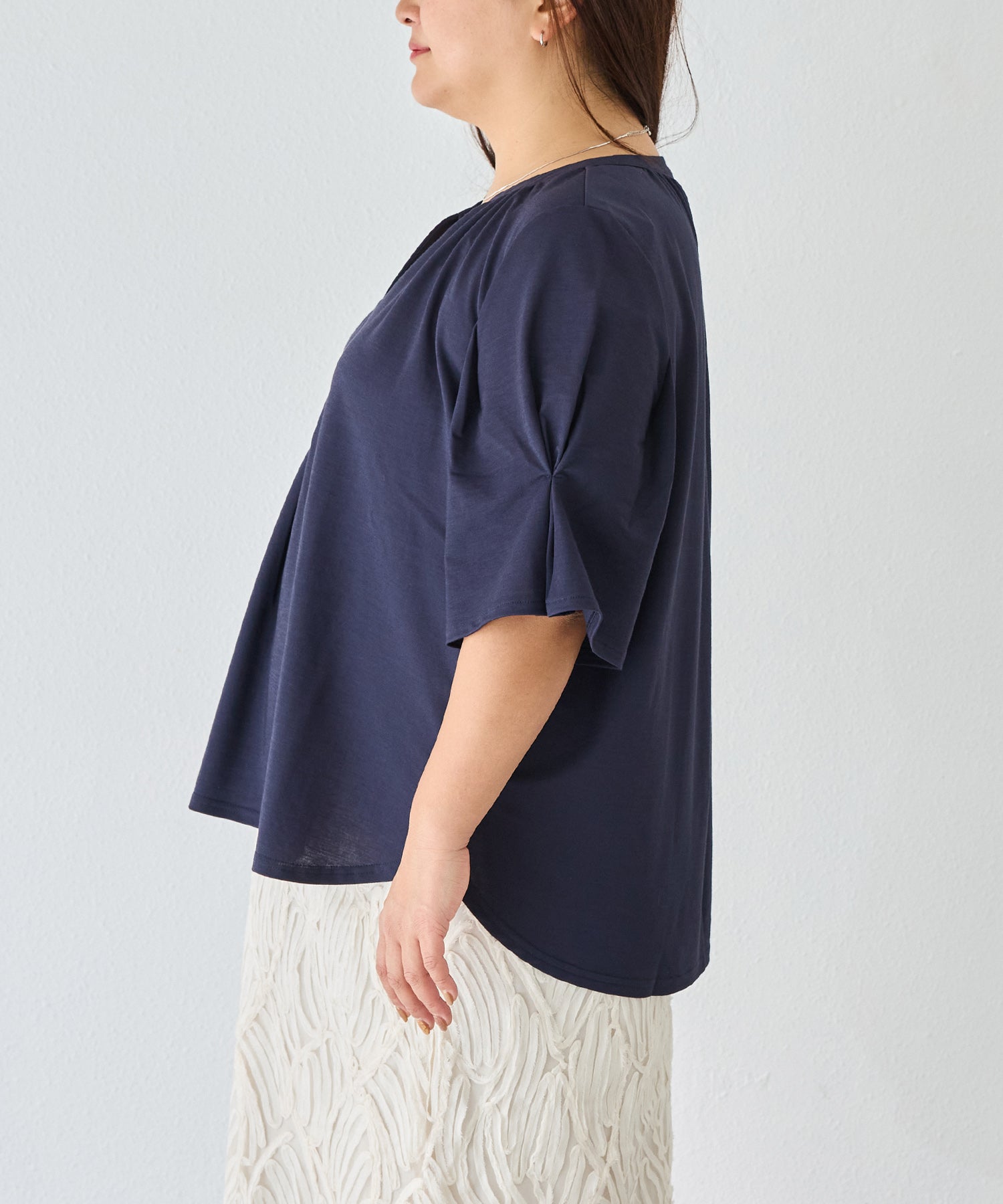 サイド　model:161cm 着用サイズ:3L