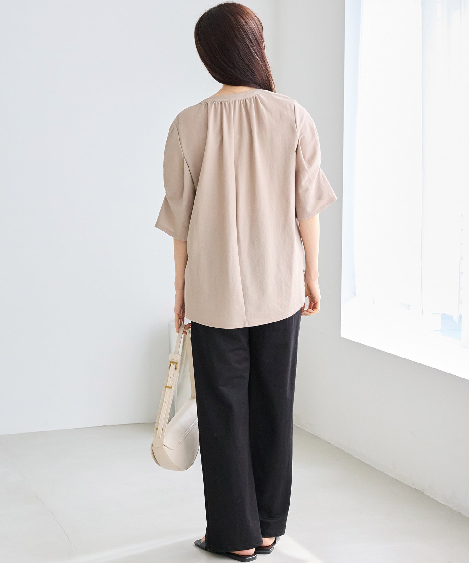 【好機能シリーズ】接触冷感｜トリコットスキッパープルオーバー