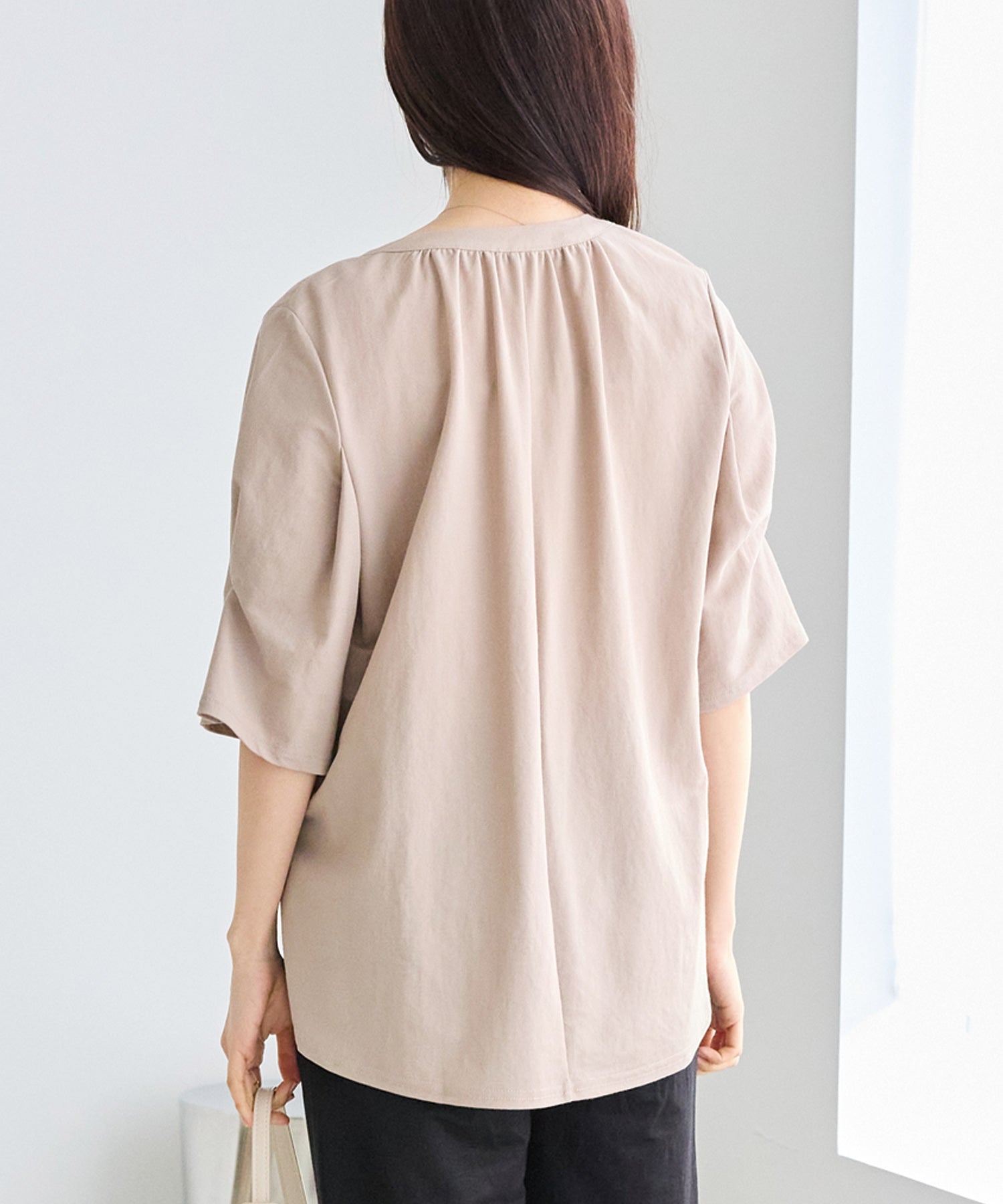 【好機能シリーズ】接触冷感｜トリコットスキッパープルオーバー