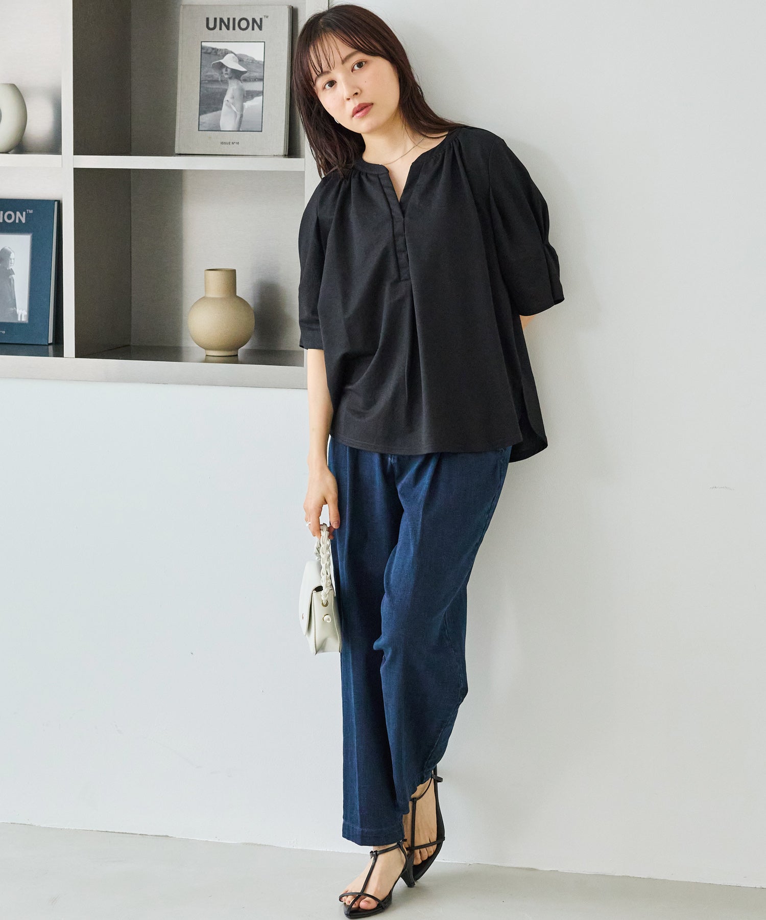 【好機能シリーズ】接触冷感｜トリコットスキッパープルオーバー