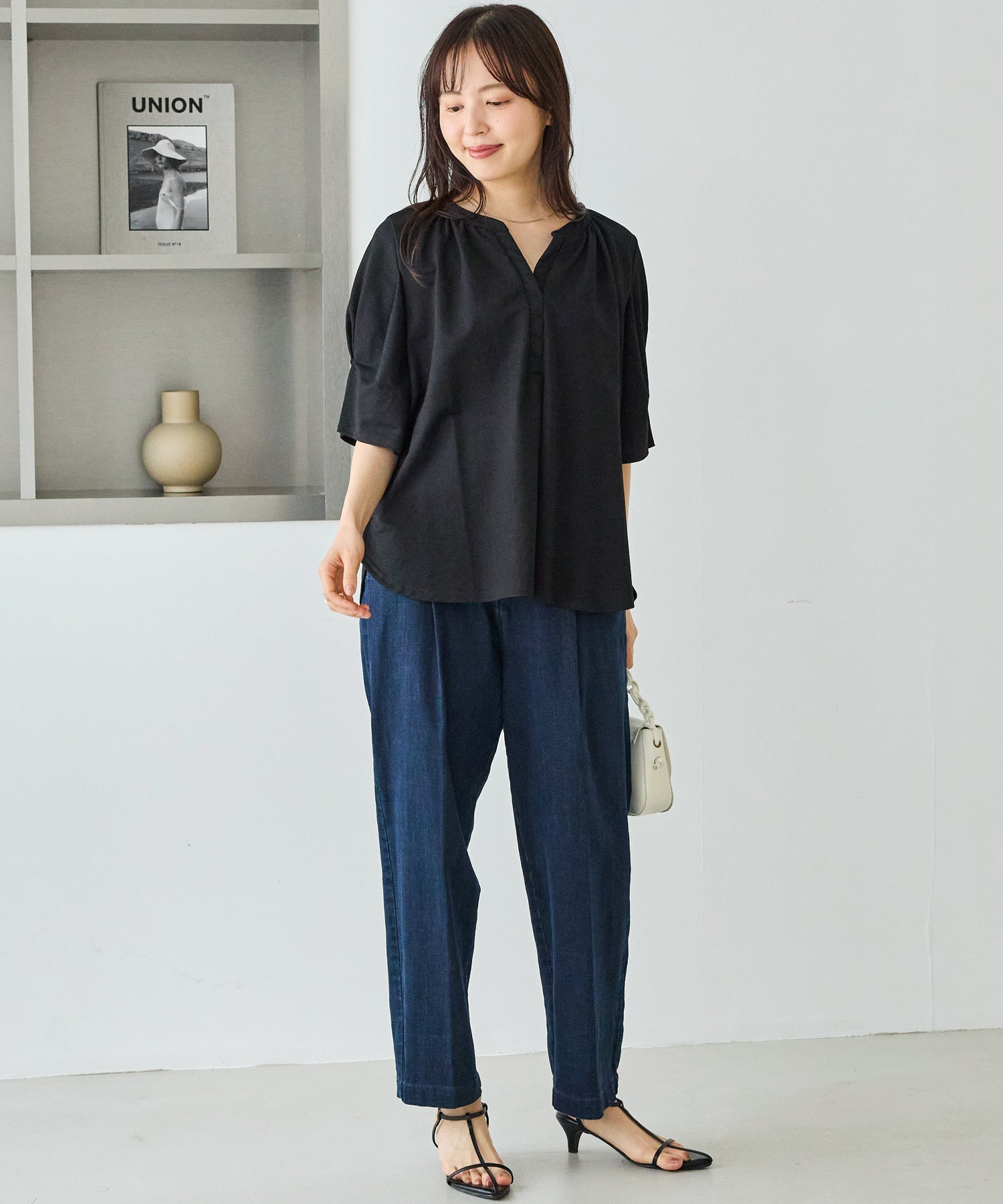 【好機能シリーズ】接触冷感｜トリコットスキッパープルオーバー