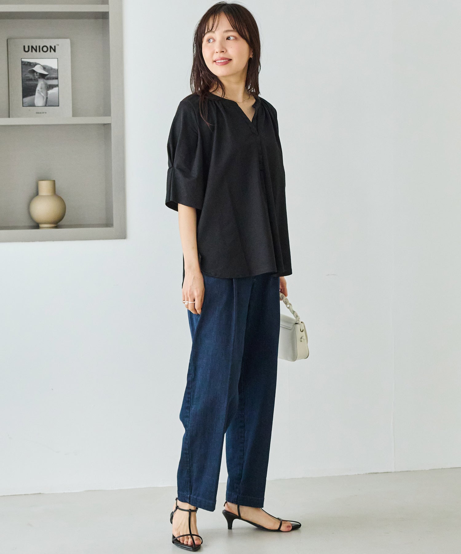 【好機能シリーズ】接触冷感｜トリコットスキッパープルオーバー